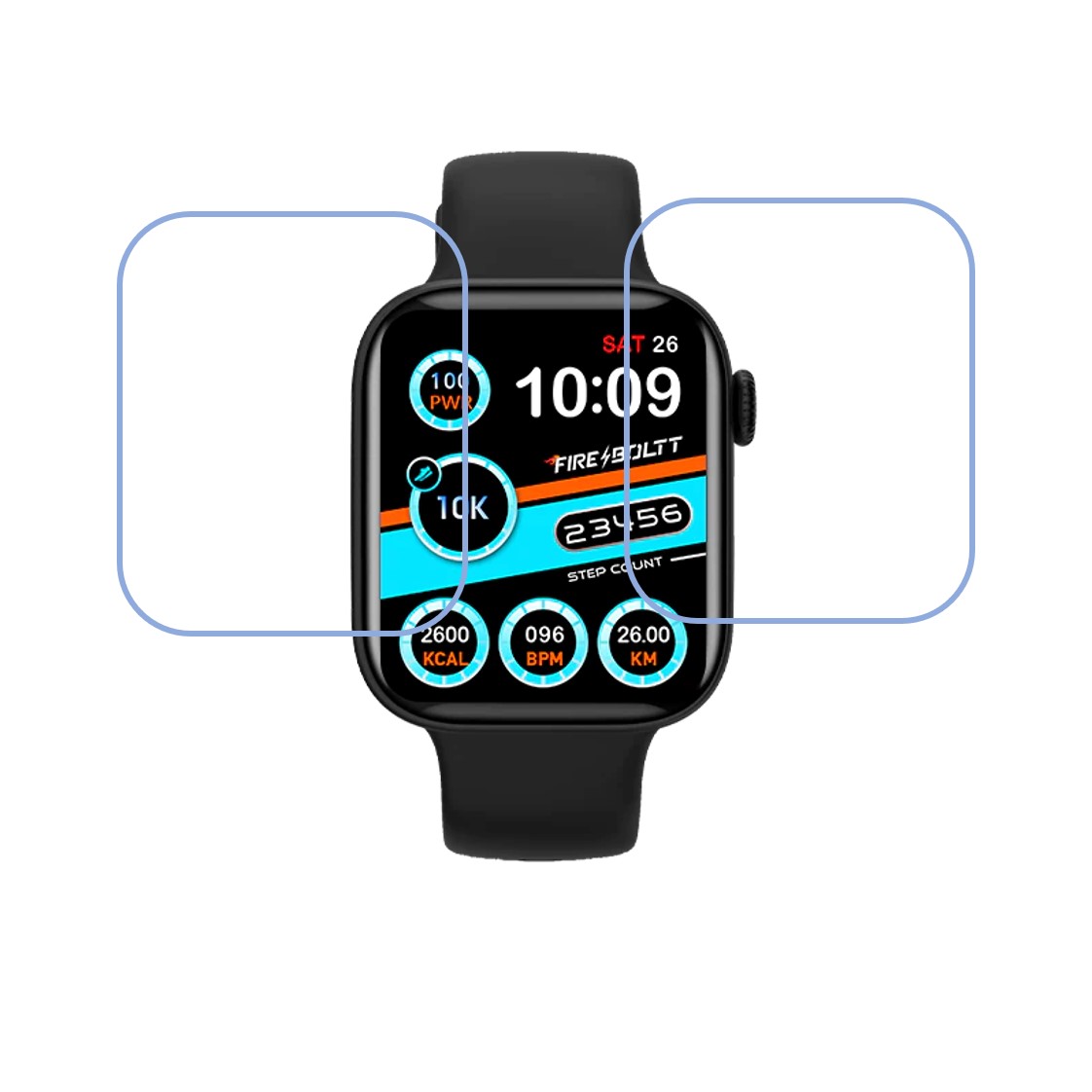 Fire-Boltt Ring 2 Smartwatch Screen Protector 9H Protective Compatible Flexible