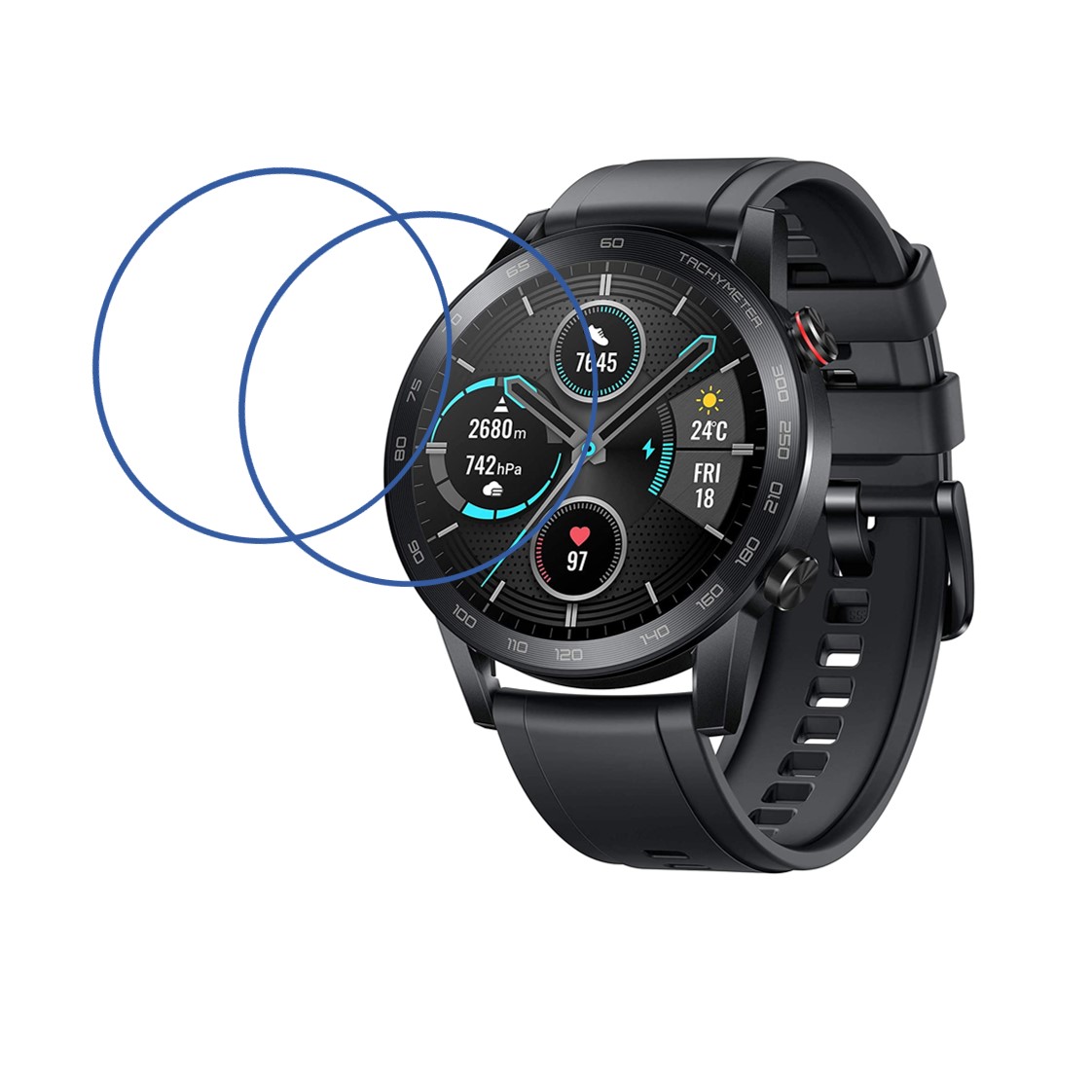 Honor Watch Magic 2 (46mm) Smartwatch Screen Protector 9H Protective Compatible Flexible