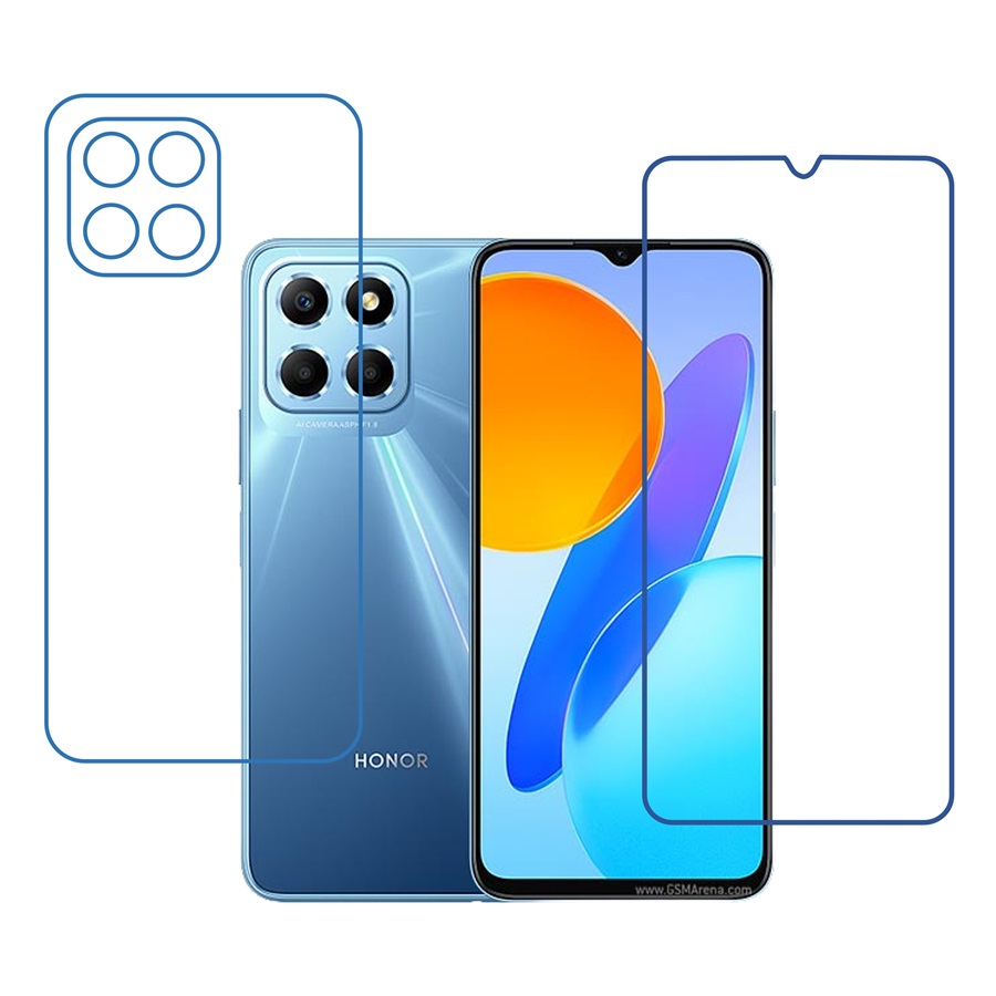 HONOR x8 5G 9H Protective Compatible Mobile Screen Protector For Front & Back (Not a Tempered glass)