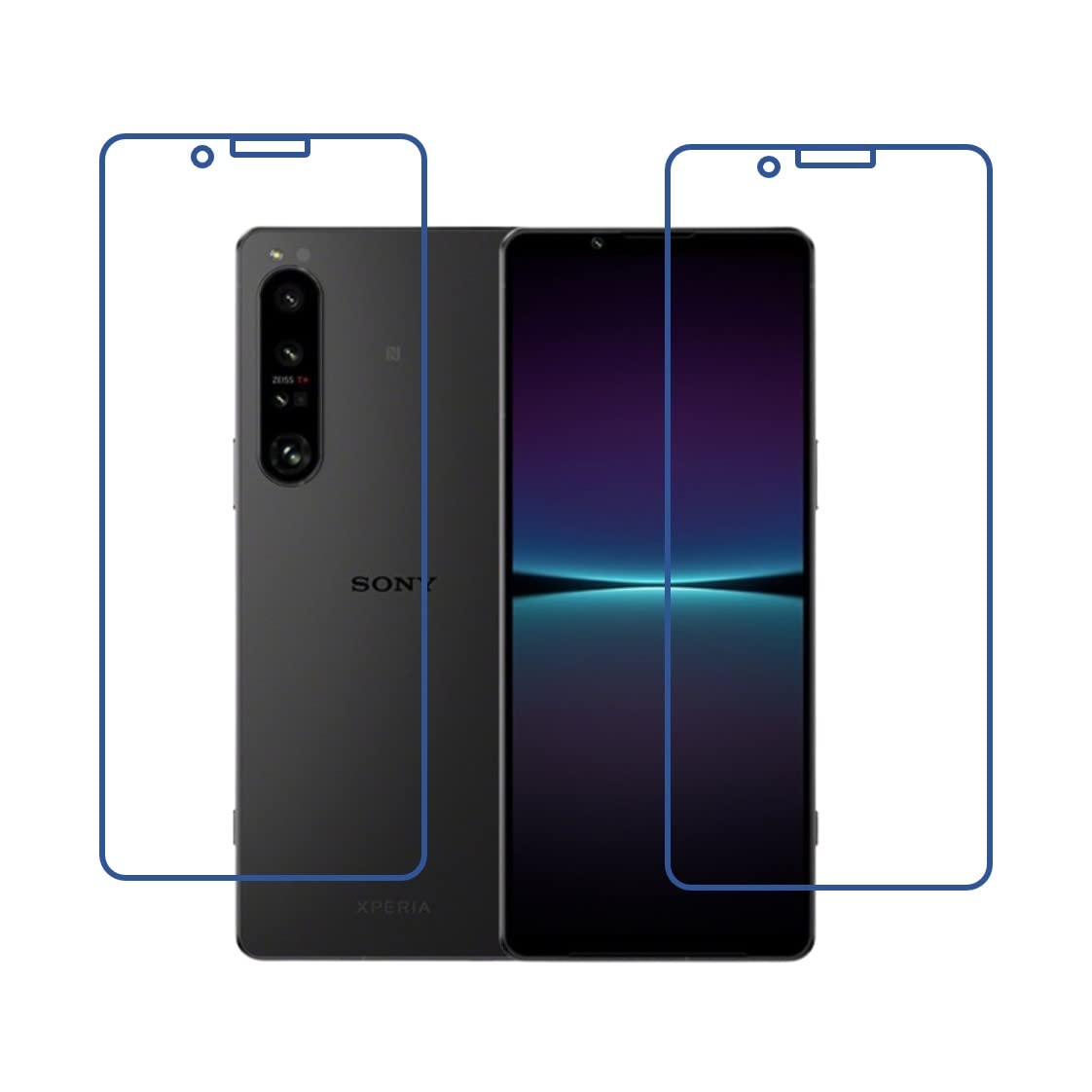 DVTECH® Mobile Screen Protector Compatible With Sony Xperia 1 IV Front & Back 9H Protective Flexible