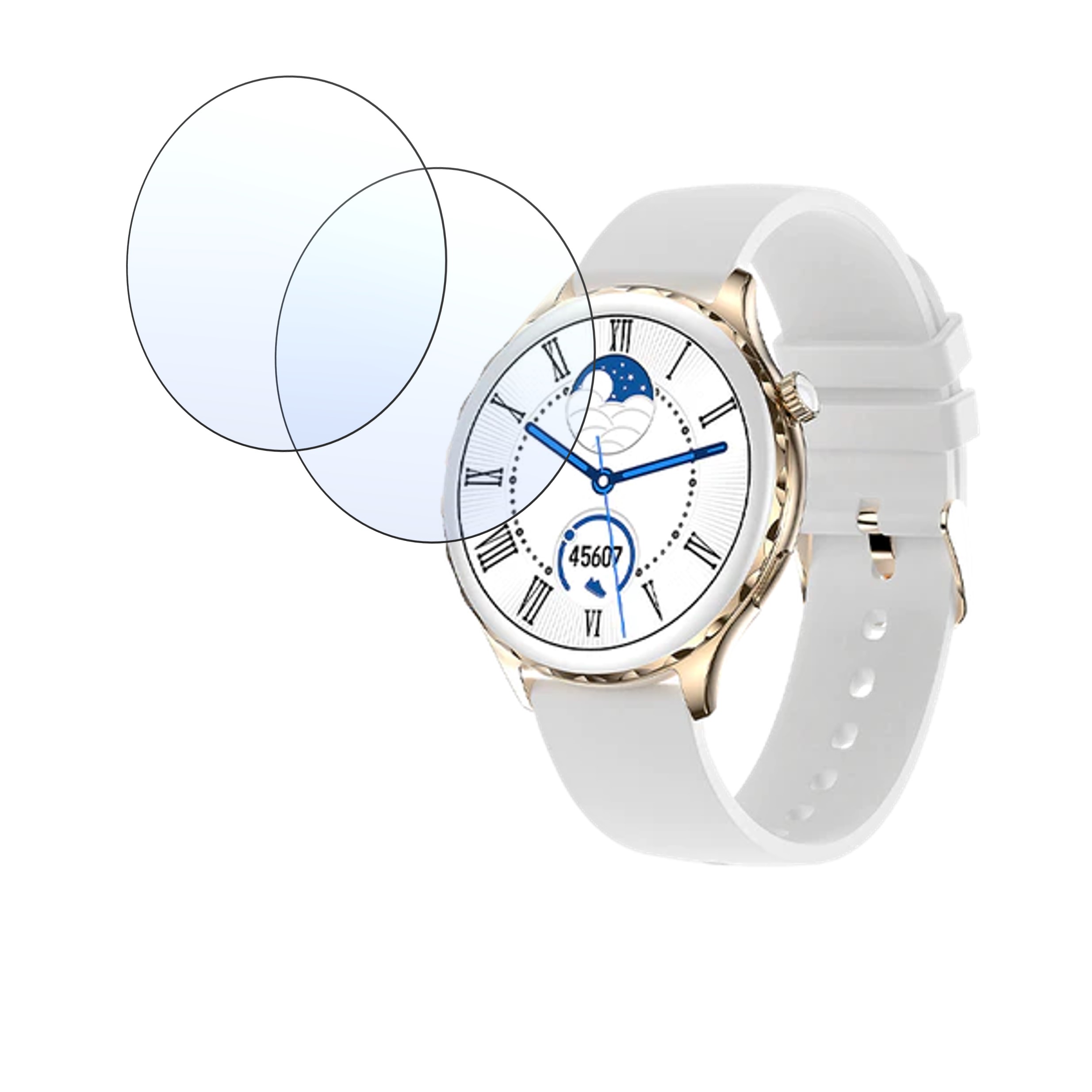 Fire Boltt Pristine Smartwatch Screen Protector 9H Protective Compatible Flexible