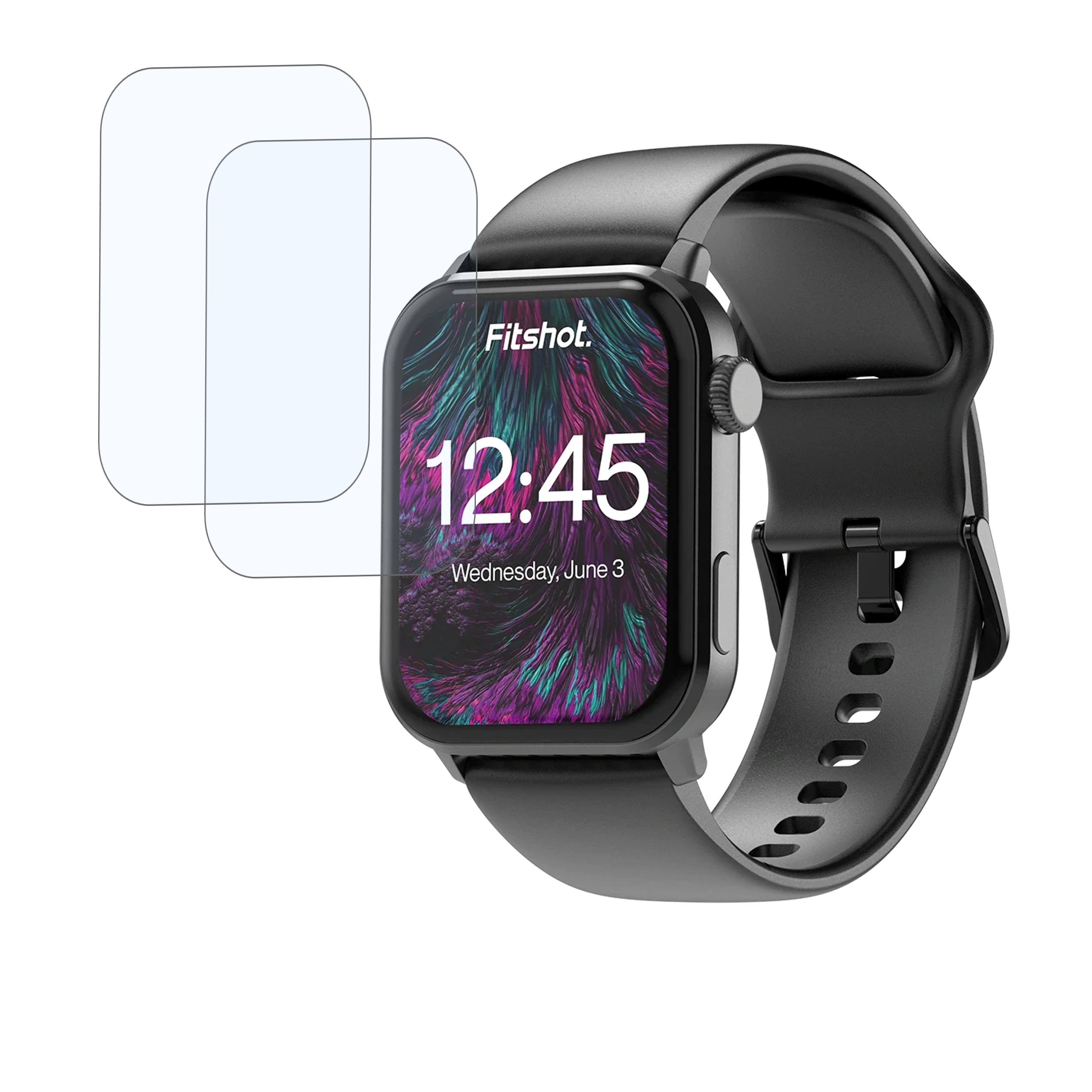 Fitshot Crystal Smartwatch Screen Protector 9H Protective Compatible Flexible