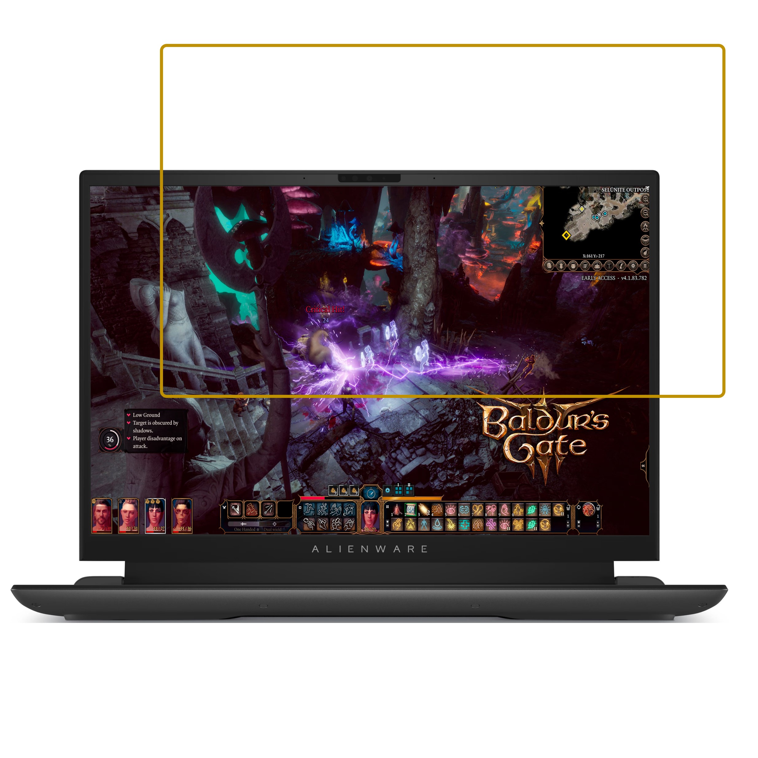 Dell Alienware m18 Gaming Laptop (45.7 Cm / 18 Inch) Laptop Screen protector 9H Flexible Unbreakable Scratch resistance 