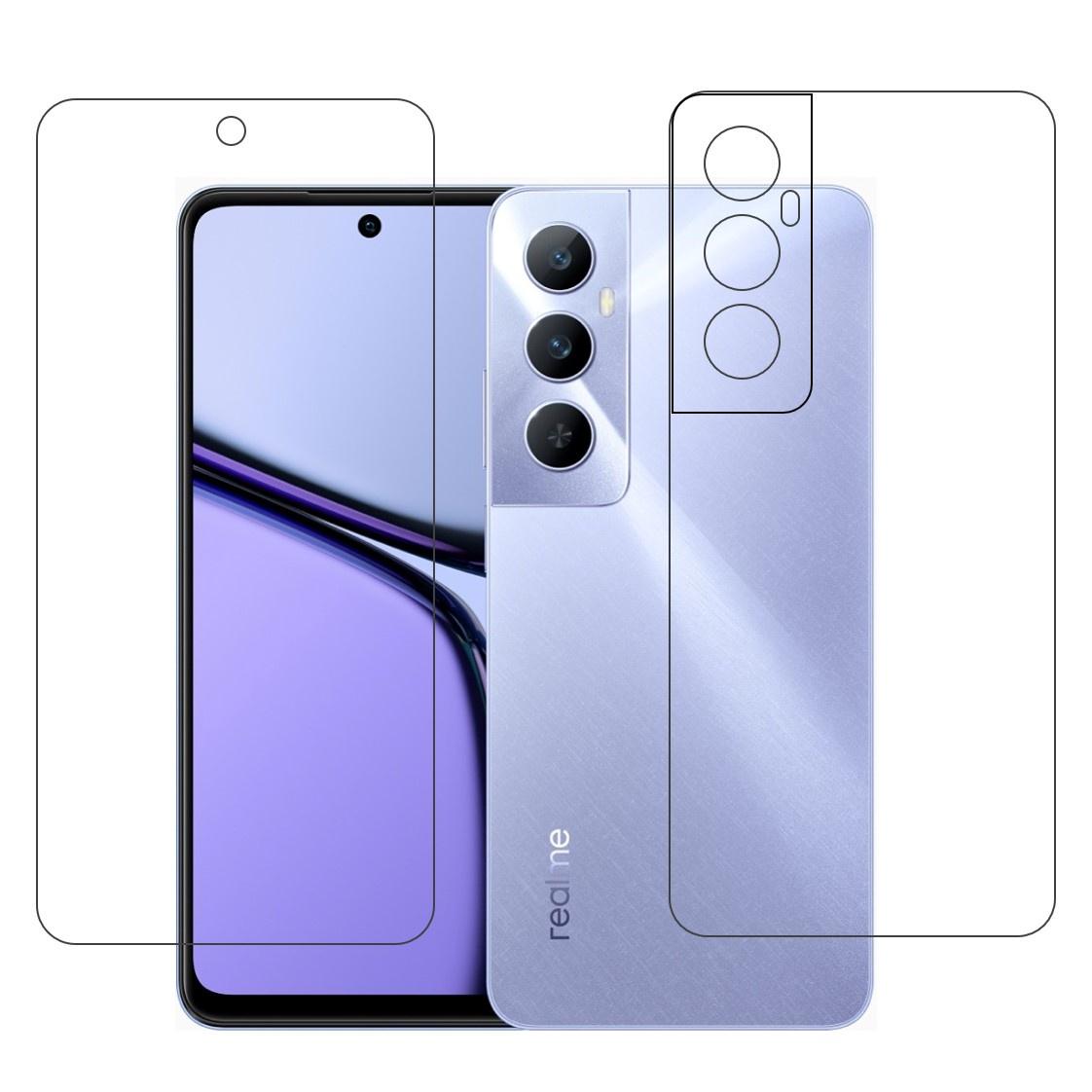 Realme C65 (Front & Back) 9H Protective Flexible Compatible Mobile Screen Protector