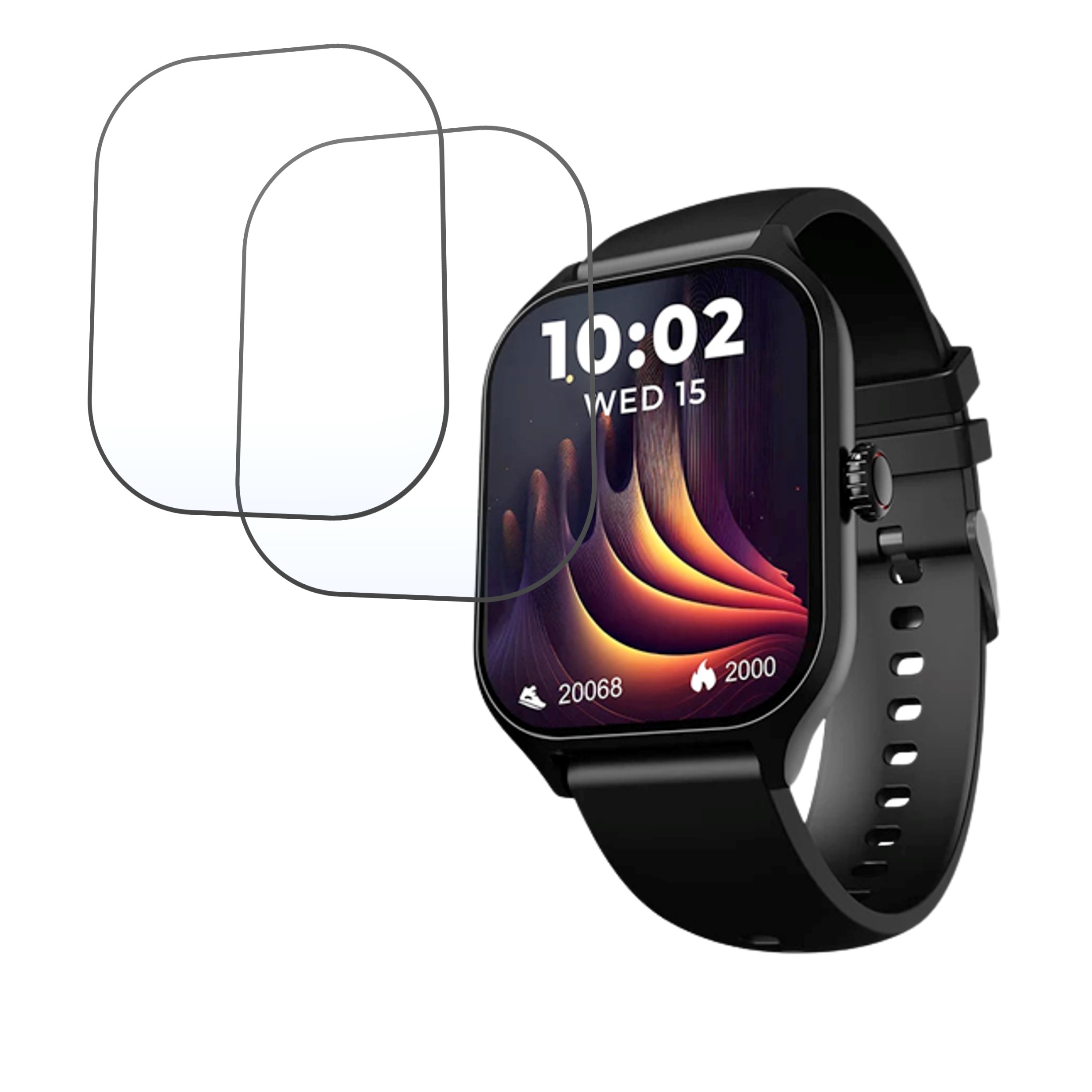 beatsXP Marv Raze 1.96 Smartwatch Screen Protector 9H Protective Compatible Flexible