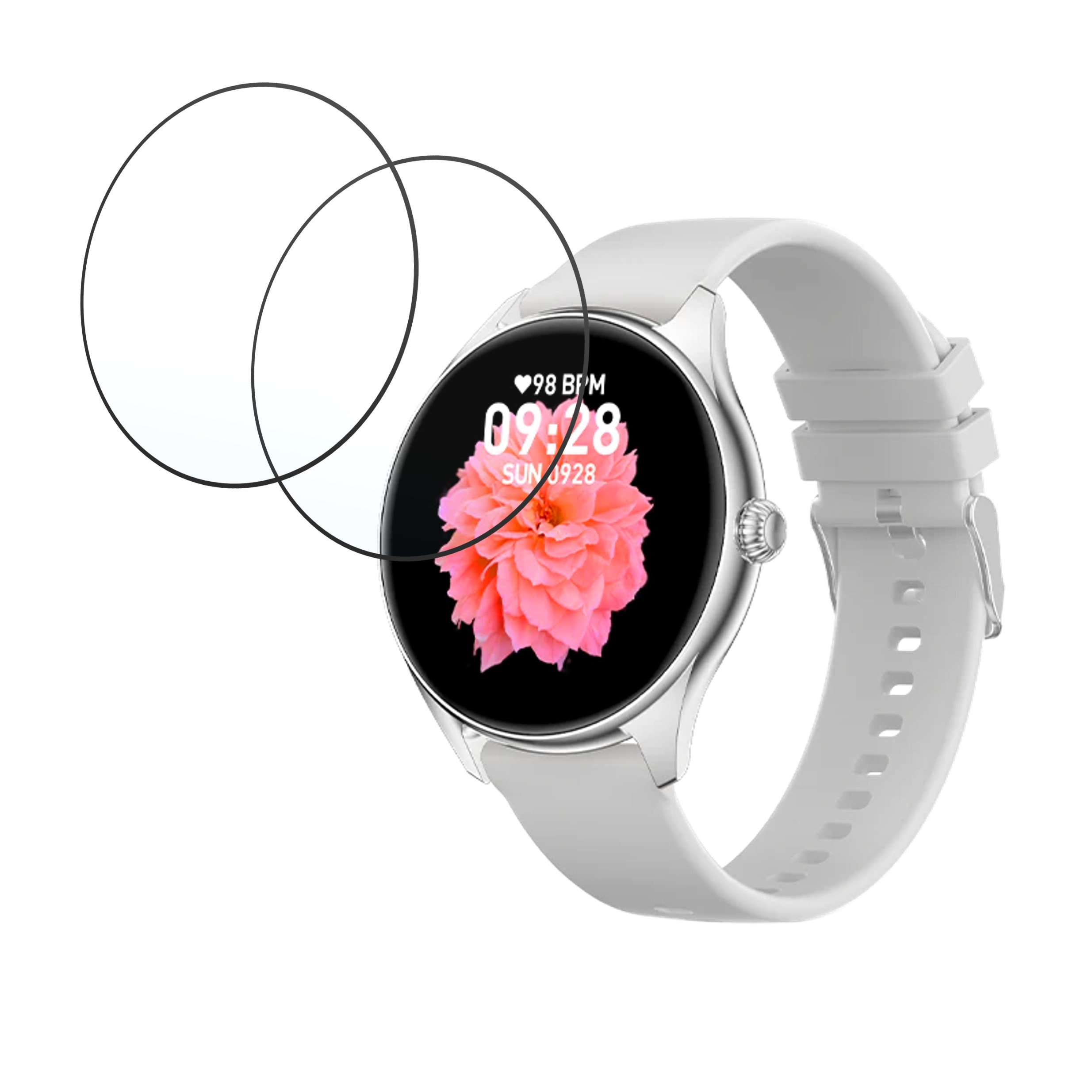 Fire Boltt Phoenix Amoled Smartwatch Screen Protector 9H Protective Compatible Flexible