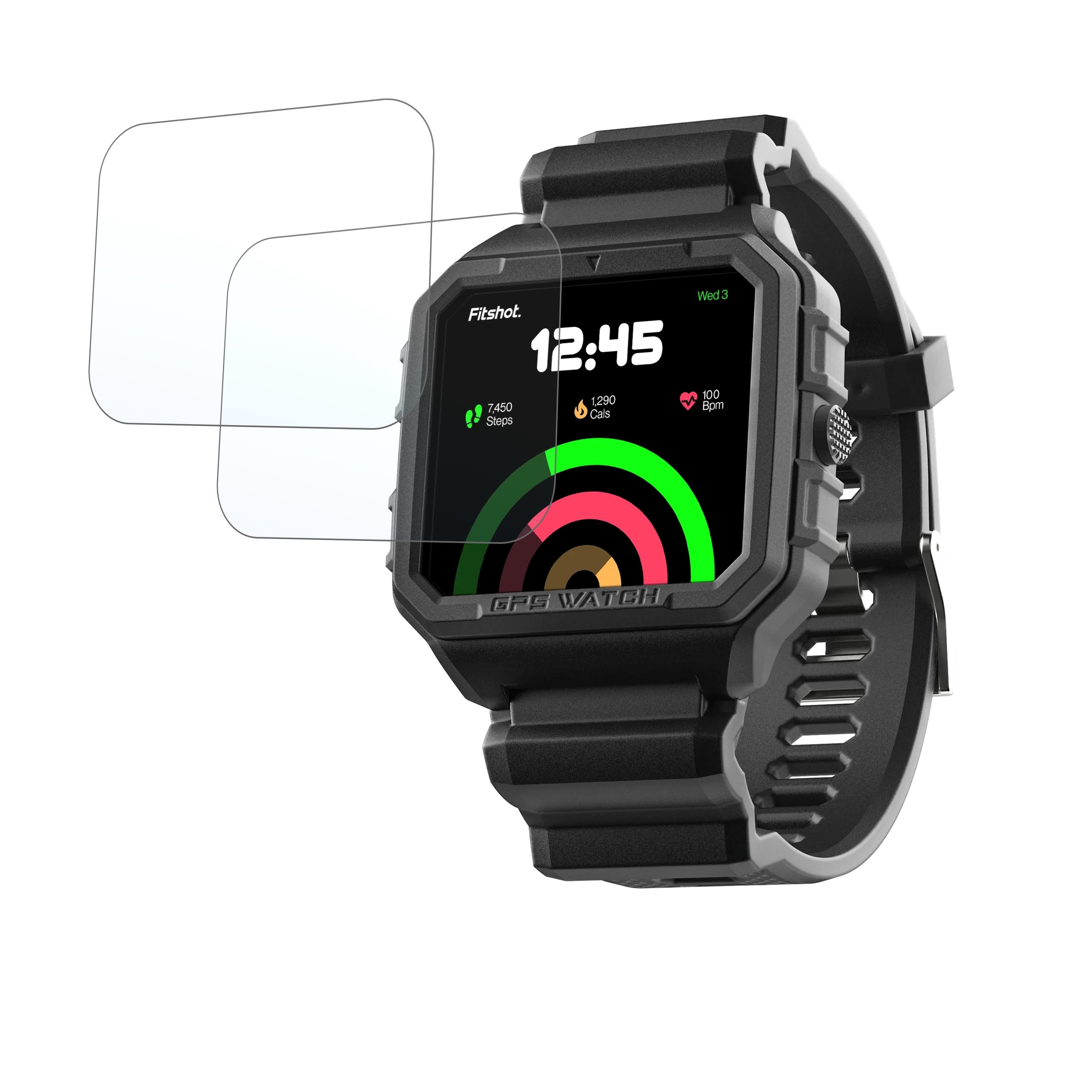 Fitshot Axis Smartwatch Screen Protector 9H Protective Compatible Flexible