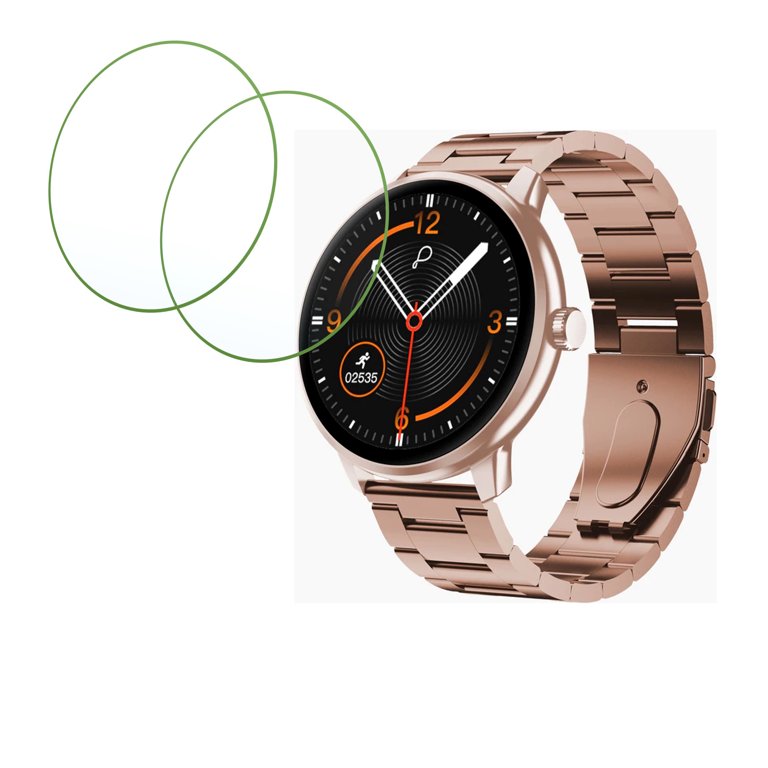 Pebble Core Smartwatch Screen Protector 9H Protective Compatible Flexible