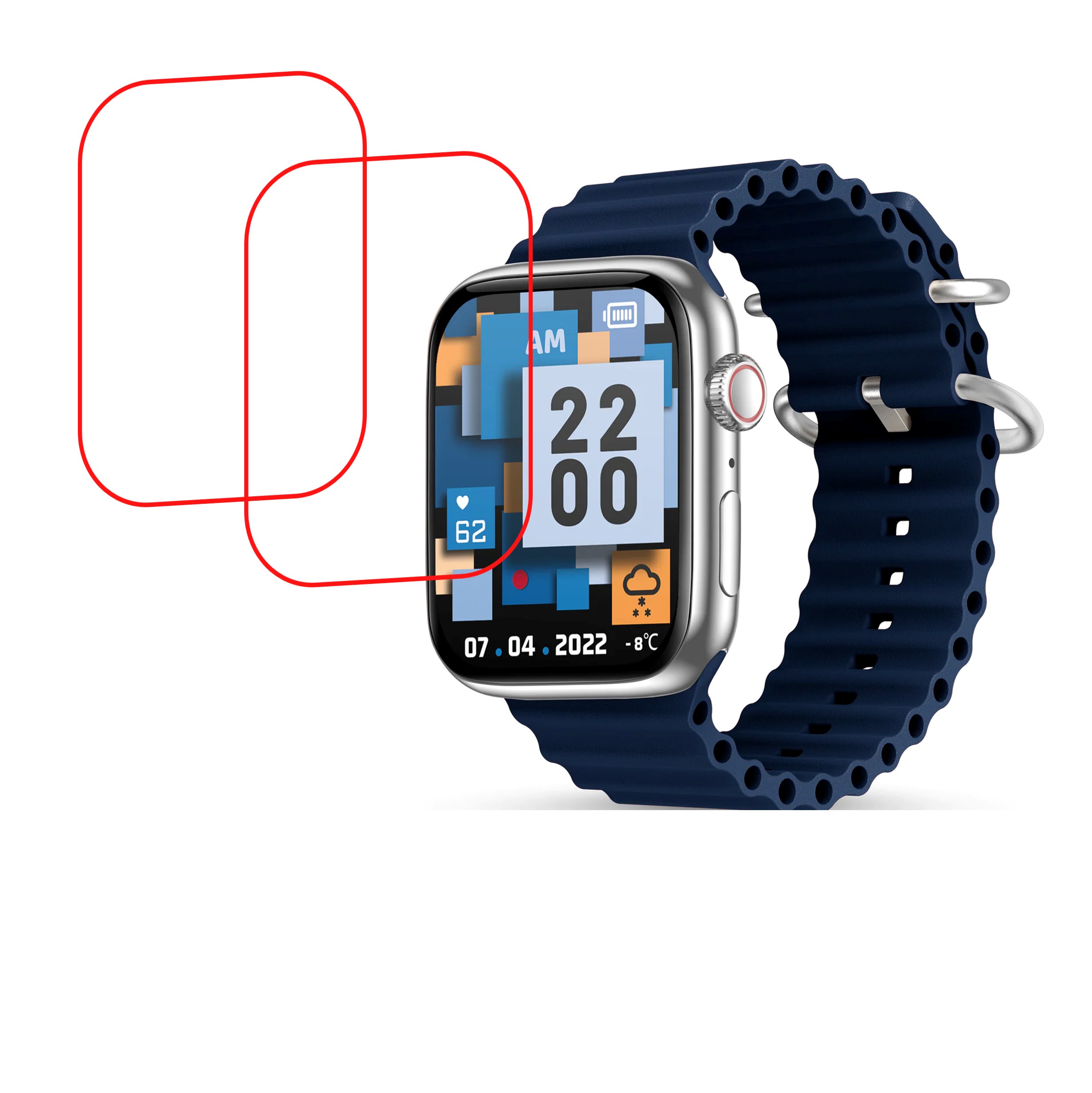 Pebble Zest Smartwatch Screen Protector 9H Protective Compatible Flexible