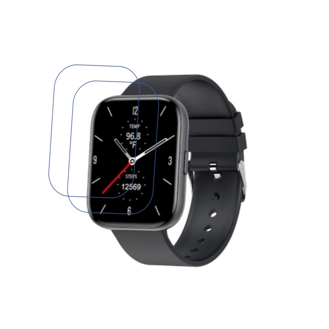 Fire-Boltt Mercury Smartwatch Screen Protector 9H Protective Compatible Flexible