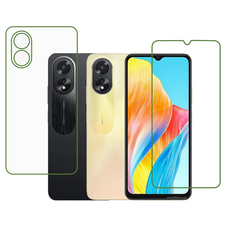 Oppo A38 Protective Compatible Mobile Screen Protector For (Not a Tempered glass)