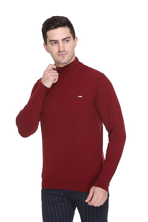 Winter Woolen Turtle Neck Sweater for Men