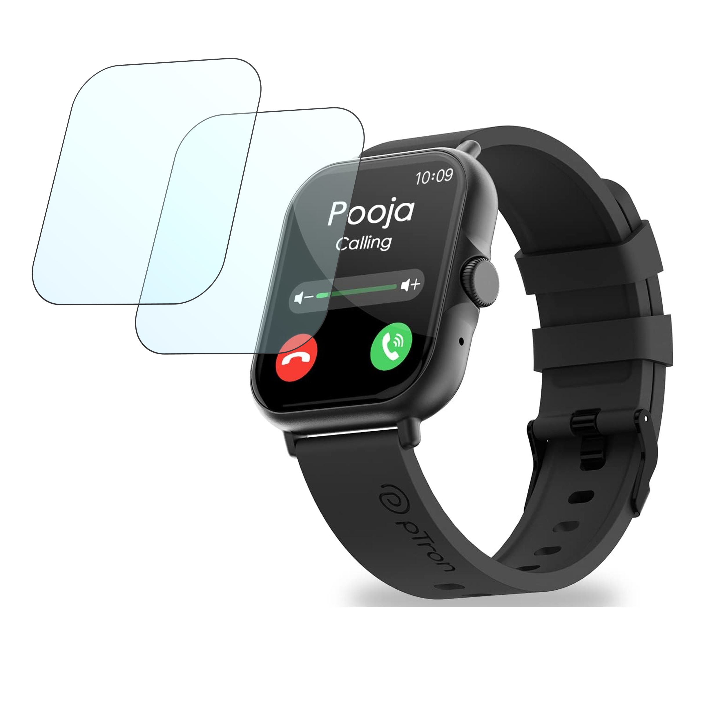 PTron Force X12N Smartwatch Screen Protector 9H Protective Compatible Flexible