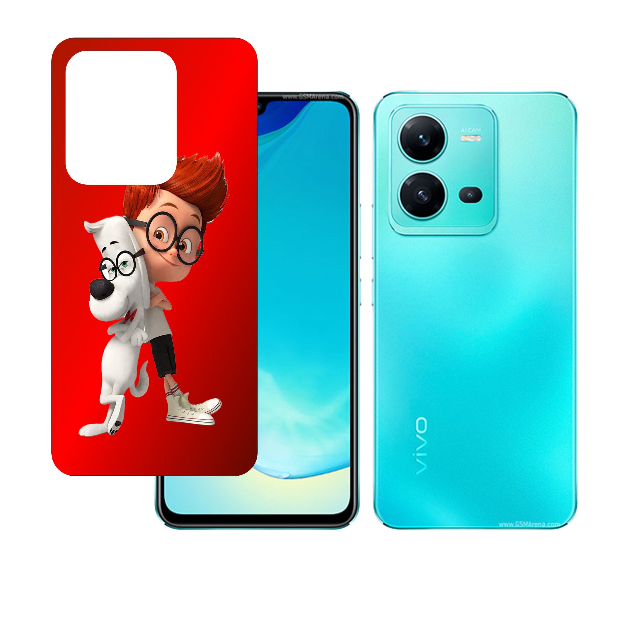 Vivo V25  UV Embossed Touch Feel Modern Stylish Design back Skin Protector for (Not a Tempered glass)