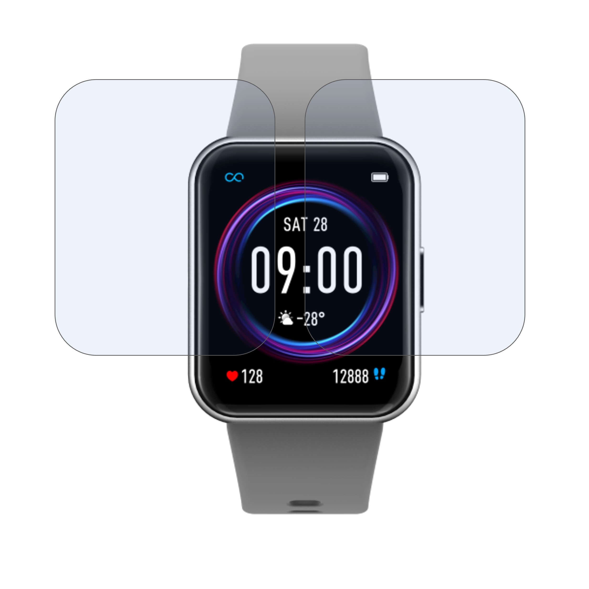 Helix Smart Metal fit 3.0 Smartwatch -TW0HXW502T Smartwatch Screen Protector 9H Protective Compatible Flexible