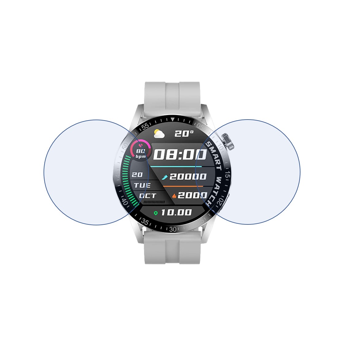 Fire-Boltt Talk Pro Smartwatch Screen Protector 9H Protective Compatible Flexible