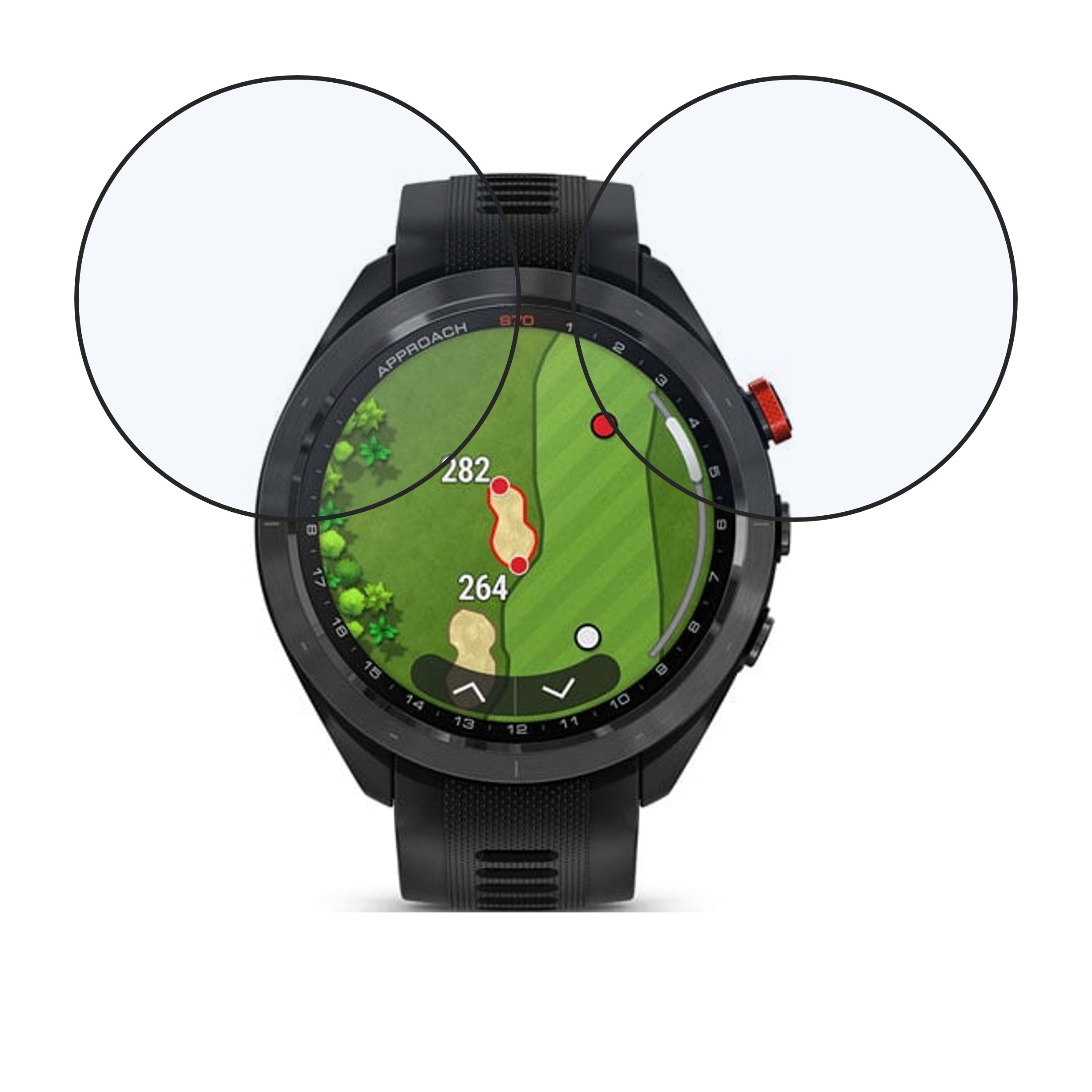 Garmin Approach S70  47 mm Smartwatch Screen Protector 9H Protective Compatible Flexible