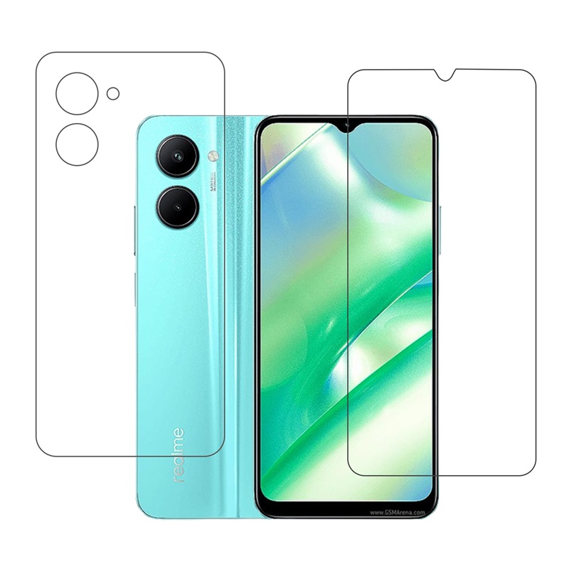 Realme C33 2023  9H Protective Compatible Mobile Screen Protector For Front & Back (Not a Tempered glass)