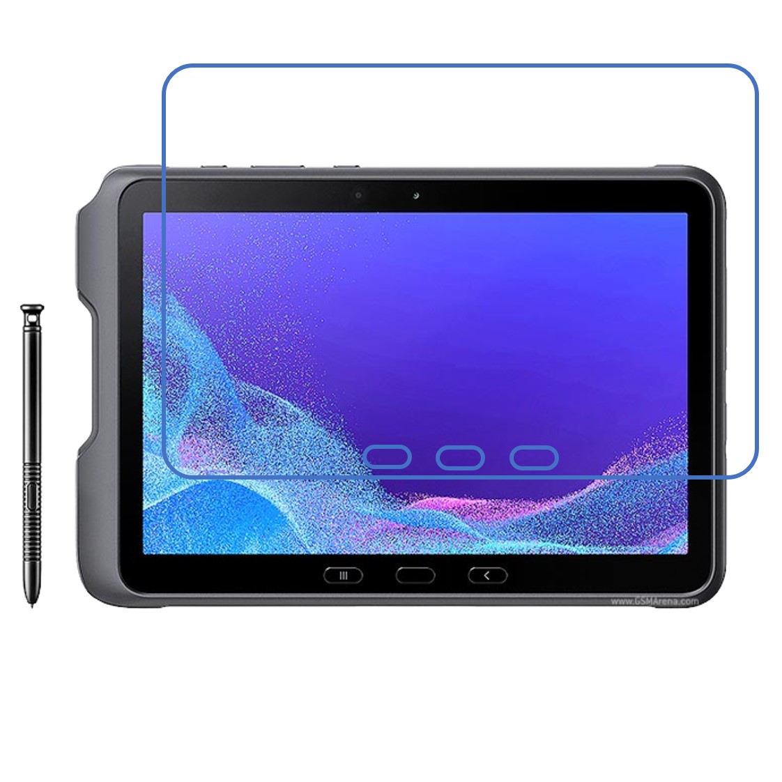 Samsung Galaxy Tab Active4 Pro Tablet Screen Protector 9H Protective Compatible Flexible