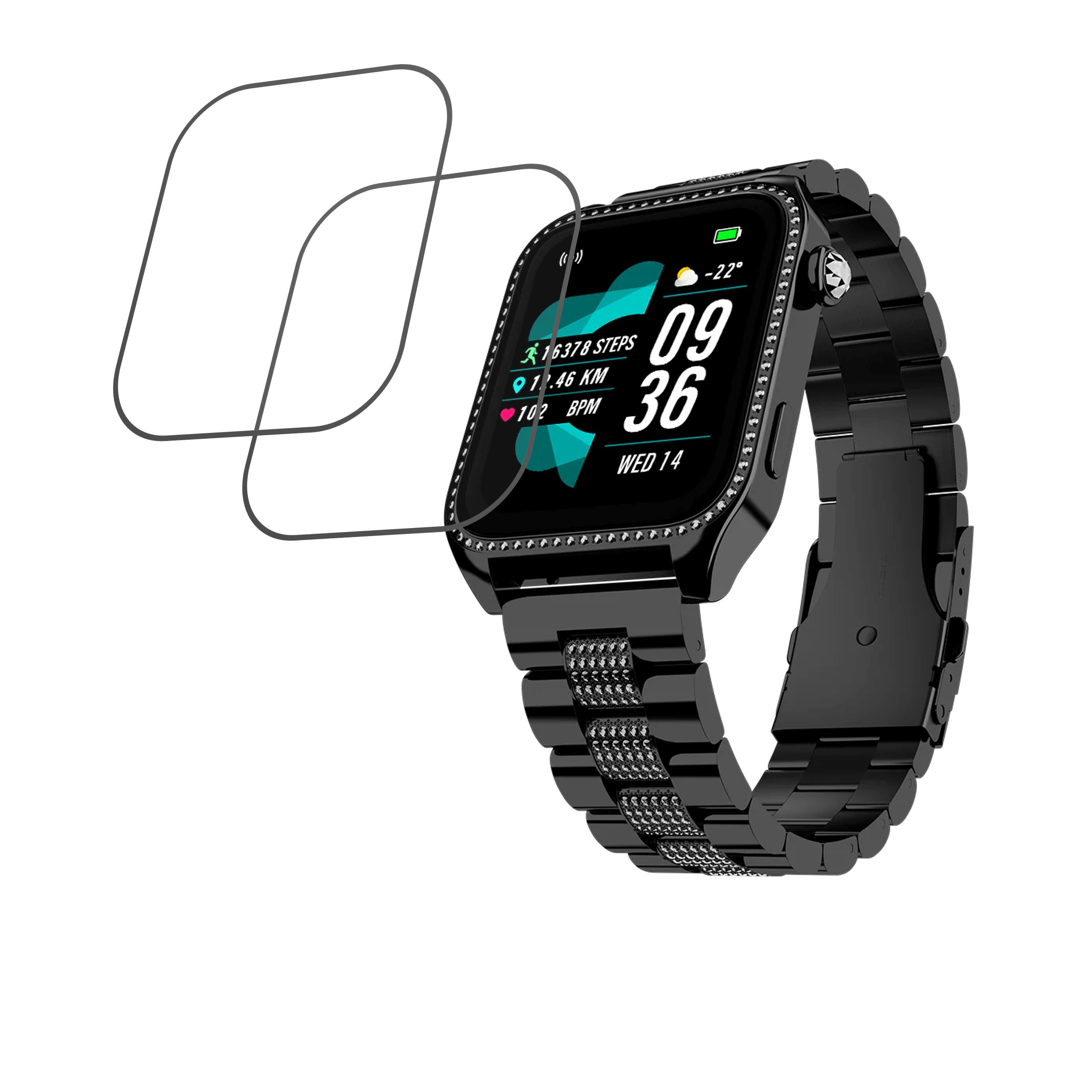 Fire Boltt Xelor Smartwatch Screen Protector 9H Protective Compatible Flexible