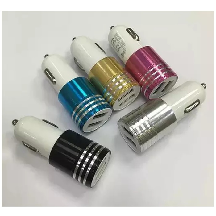 Bullet Ultima Mini 65W Car Charger with Dual Output Fast Charging (Type-C PD 45W & 20W USB QC 3.0A) Lightweight & Durable Metal Body Compatible with All Smartphones (Assorted pack of 1)