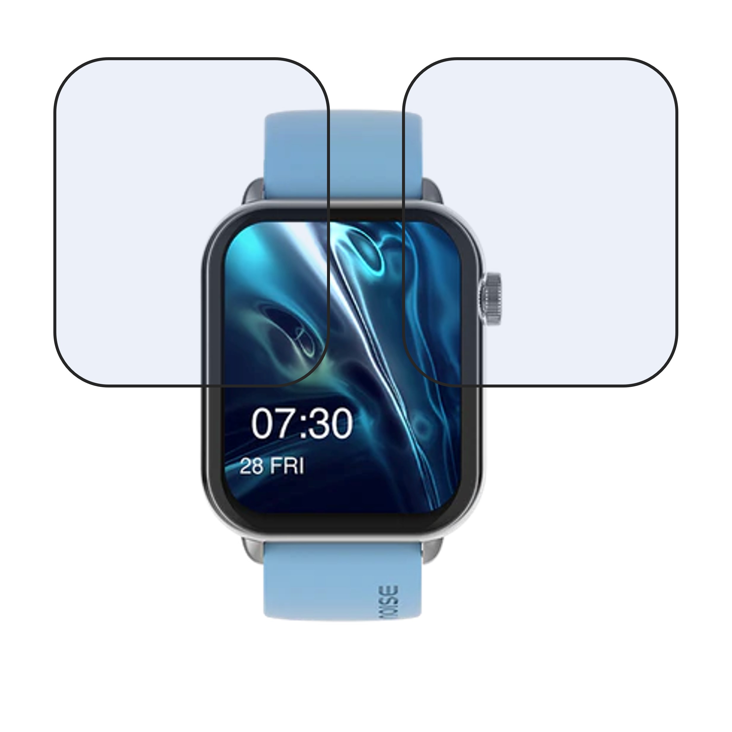 Noise ColorFit Mighty Smartwatch Screen Protector 9H Protective Compatible Flexible