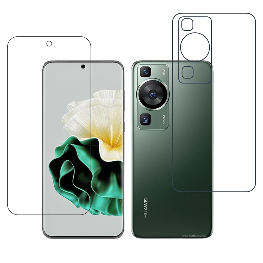Huawei P60 TPU Protective Compatible Mobile Screen Protector For Front & Back (Not a Tempered glass)