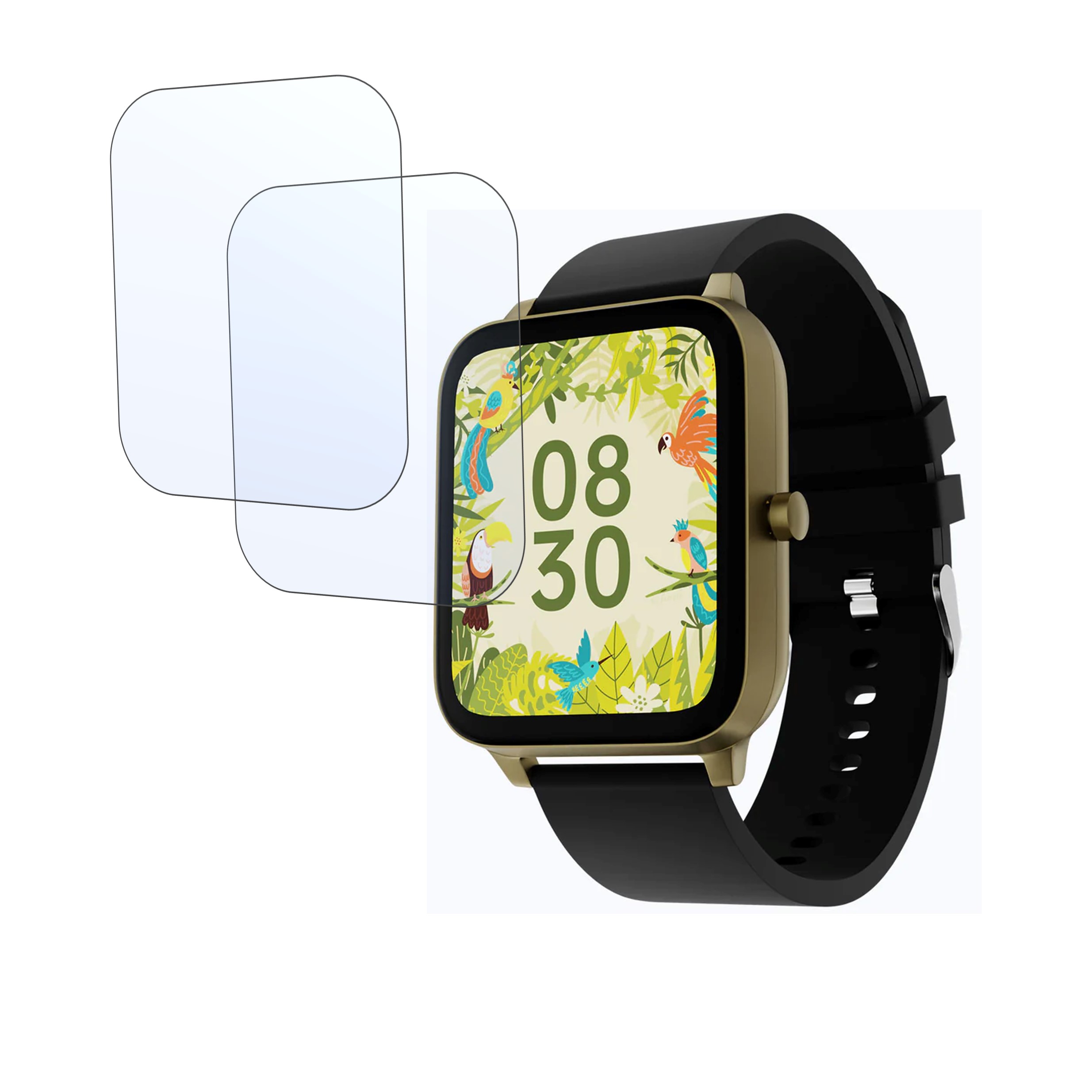 Zebronics Flaunt Pro Smartwatch Screen Protector 9H Protective Compatible Flexible