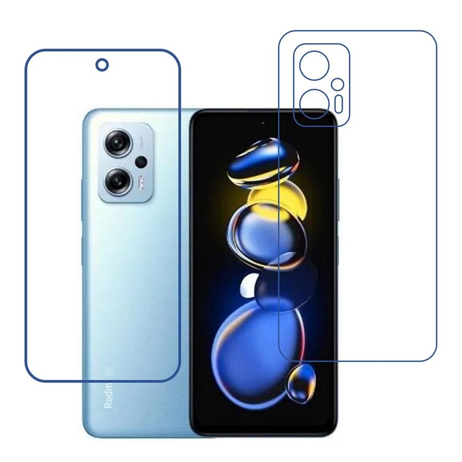 Xiaomi Redmi Note 11T Pro 9H Front & Back Flexible Compatible Mobile Screen Protector (Not a Tempered glass)