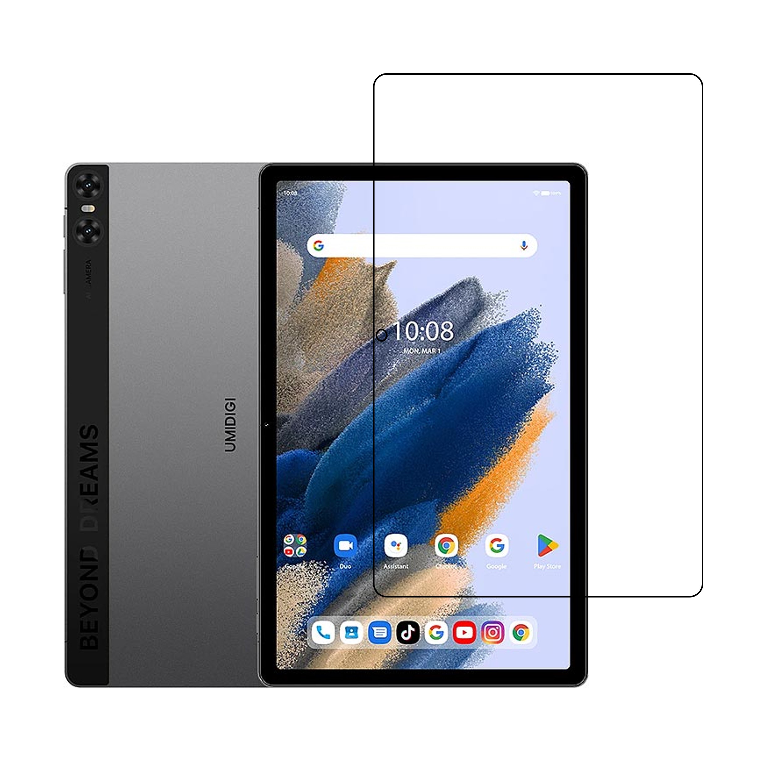 Umidigi A15 Tab Tablet Screen Protector 9H Protective Compatible Flexible