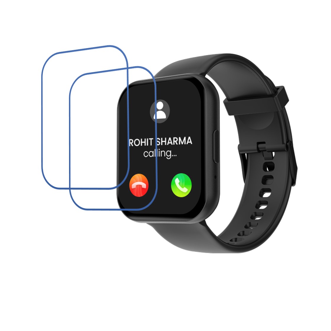Tagg Verve Connect Max Compatible Smartwatch Screen Protector (Pack of 02)