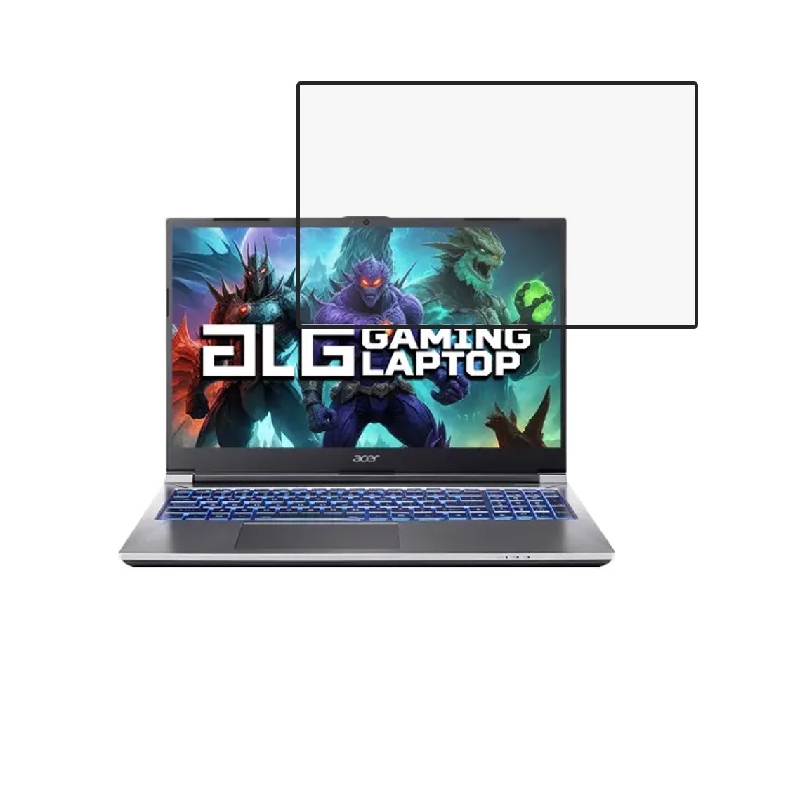 Laptop Screen Protector Compatible With Acer ALG Gaming Laptop Intel Core i7-13620H(15.6 Inch )9H Protective Ultra Clear (Flexible Screen Protector)