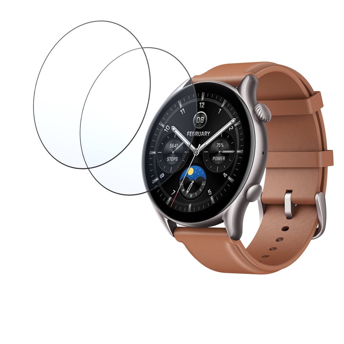 Amazfit GTR 4 New Version Compatible Smartwatch Screen Protector (Pack of 02)