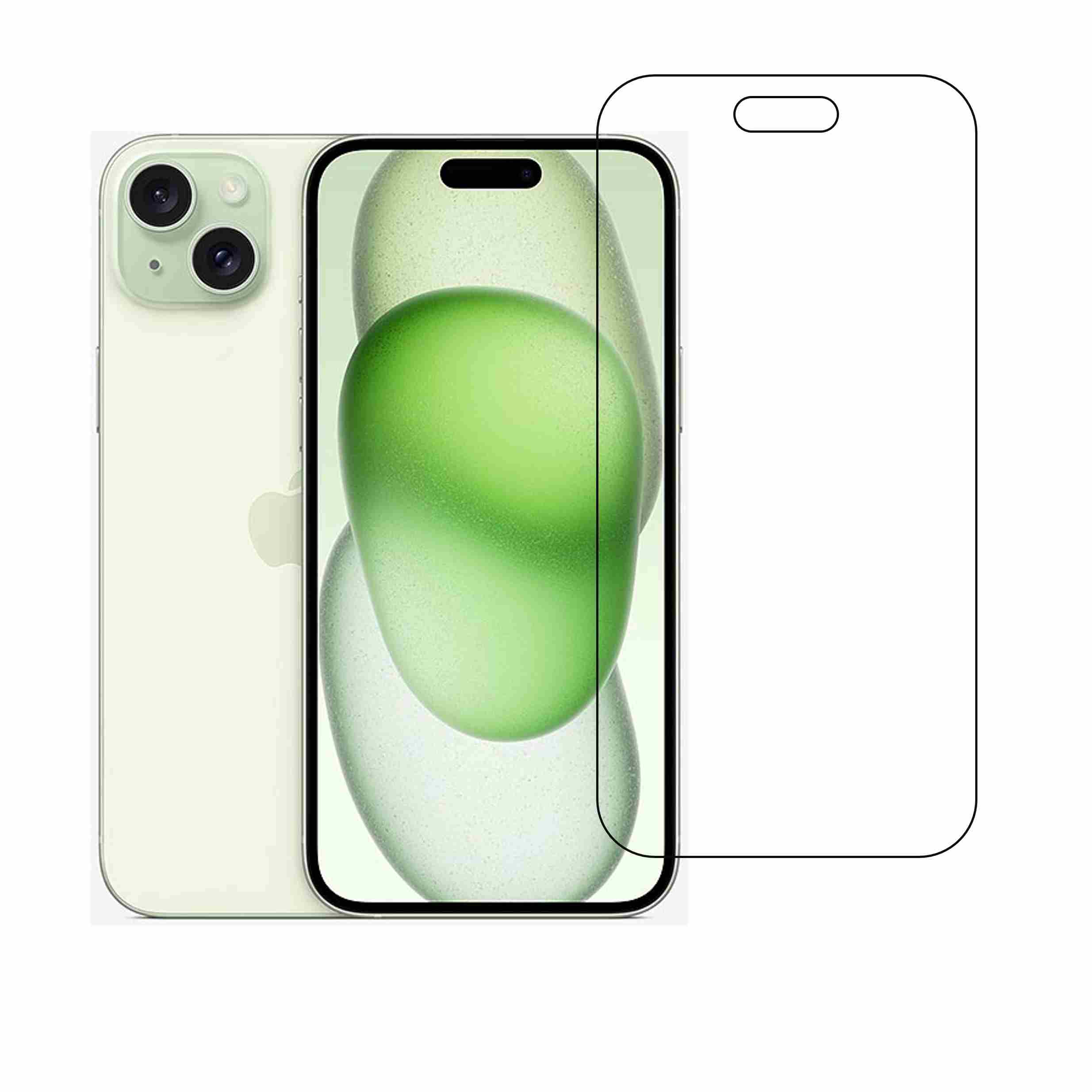 Apple iPhone 15 Plus Compatible With Mobile Front Screen Protector  (Flexible Screen Protector)