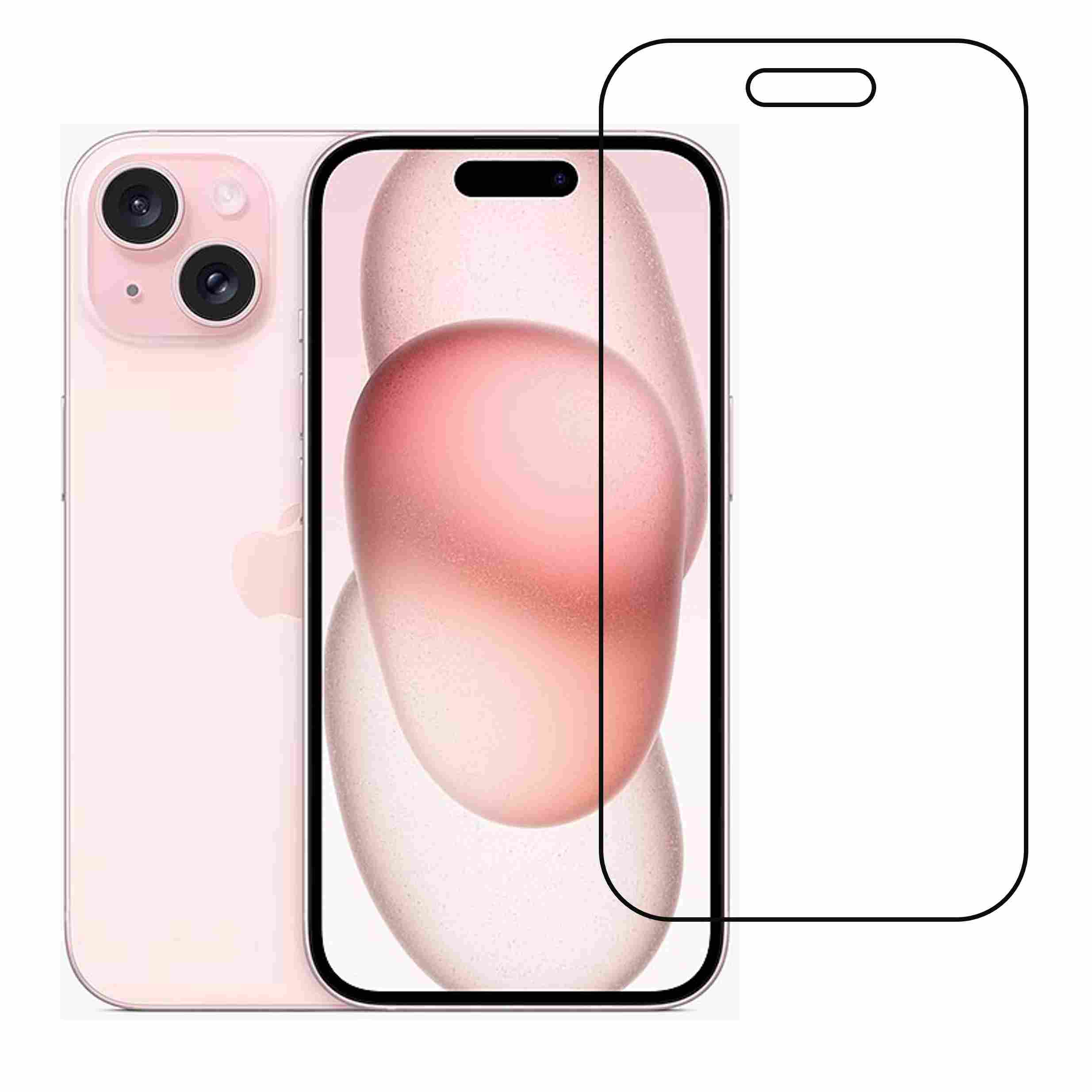 Apple iPhone 15 Compatible With Mobile Front Screen Protector  (Flexible Screen Protector)