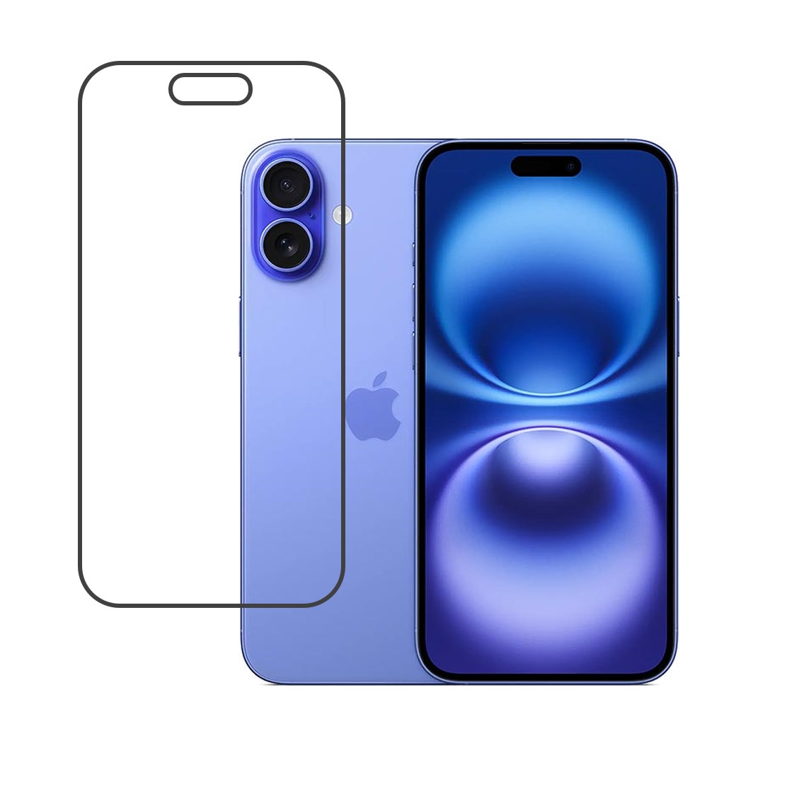 Apple iPhone 16 Plus Compatible With Mobile Front Screen Protector  (Flexible Screen Protector)