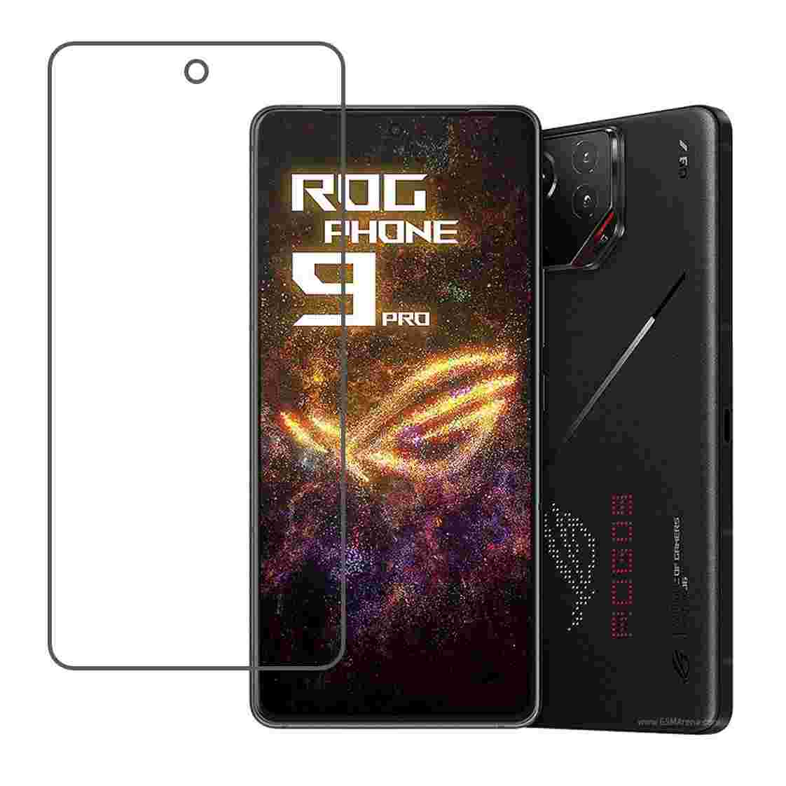 Asus ROG Phone 9 Pro Compatible With Mobile Front Screen Protector  (Flexible Screen Protector)