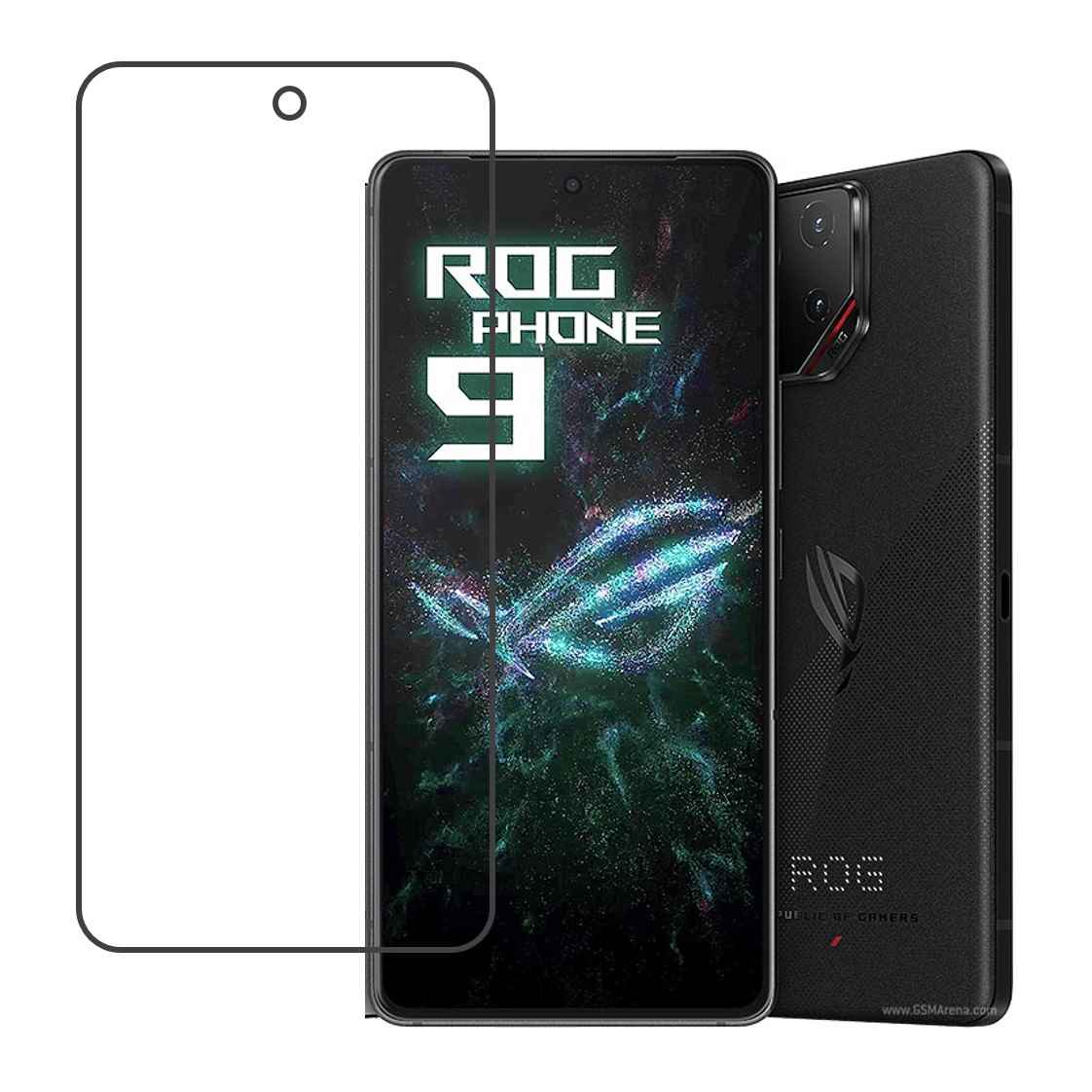Asus ROG Phone 9 Compatible With Mobile Front Screen Protector  (Flexible Screen Protector)