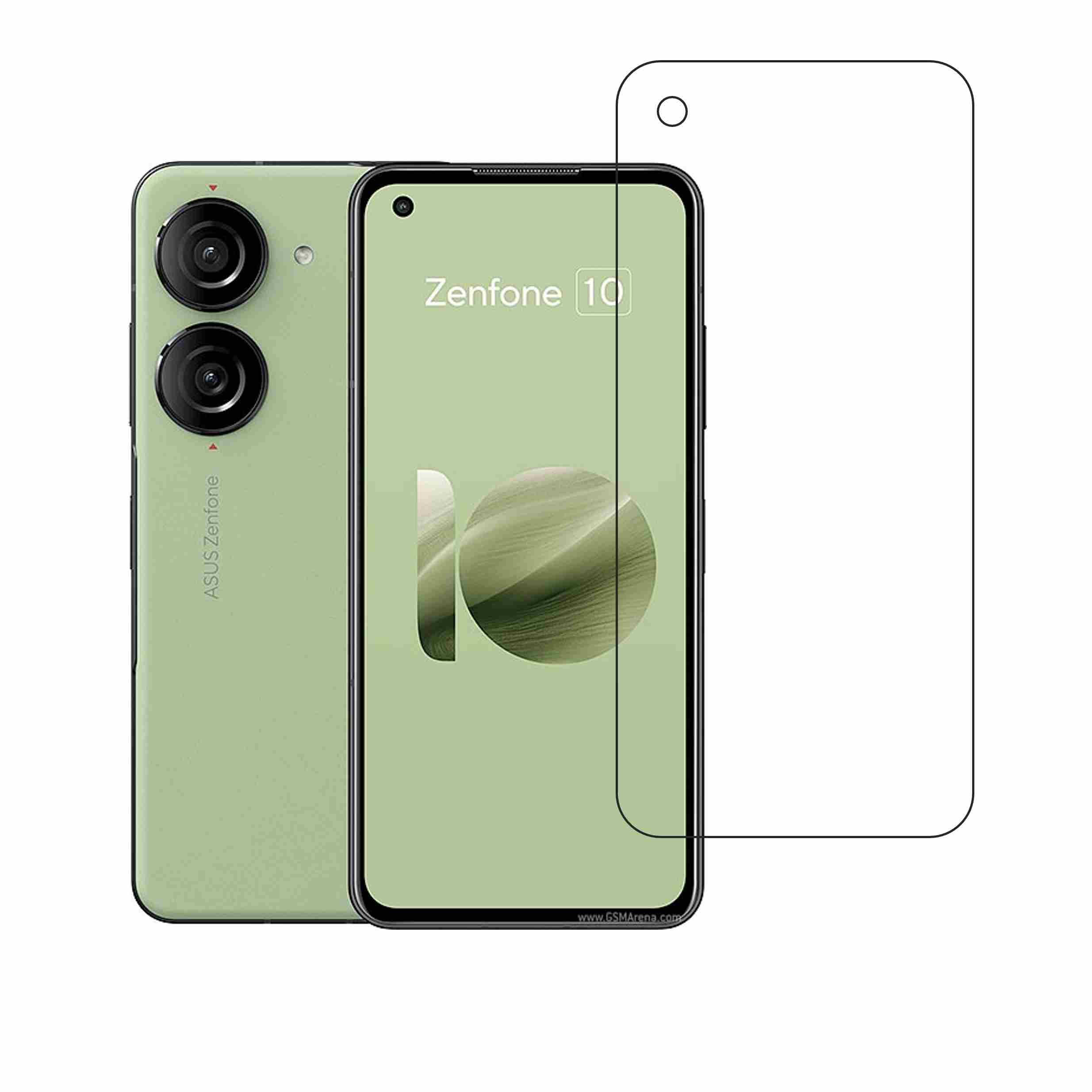 Asus Zenfone 10 Compatible With Mobile Front Screen Protector  (Flexible Screen Protector)