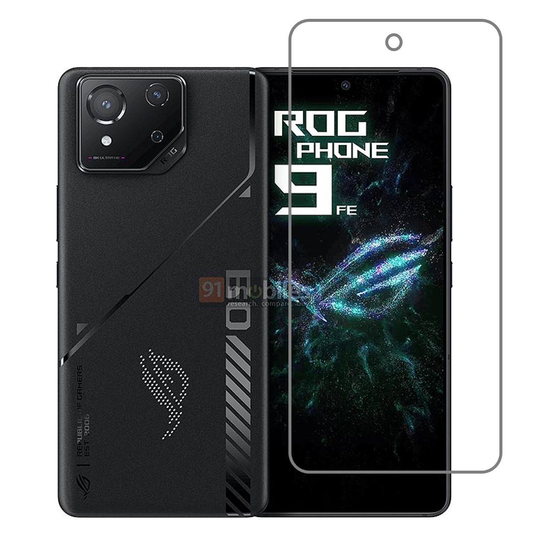 Asus ROG Phone 9 FE Compatible With Mobile Front Screen Protector  (Flexible Screen Protector)