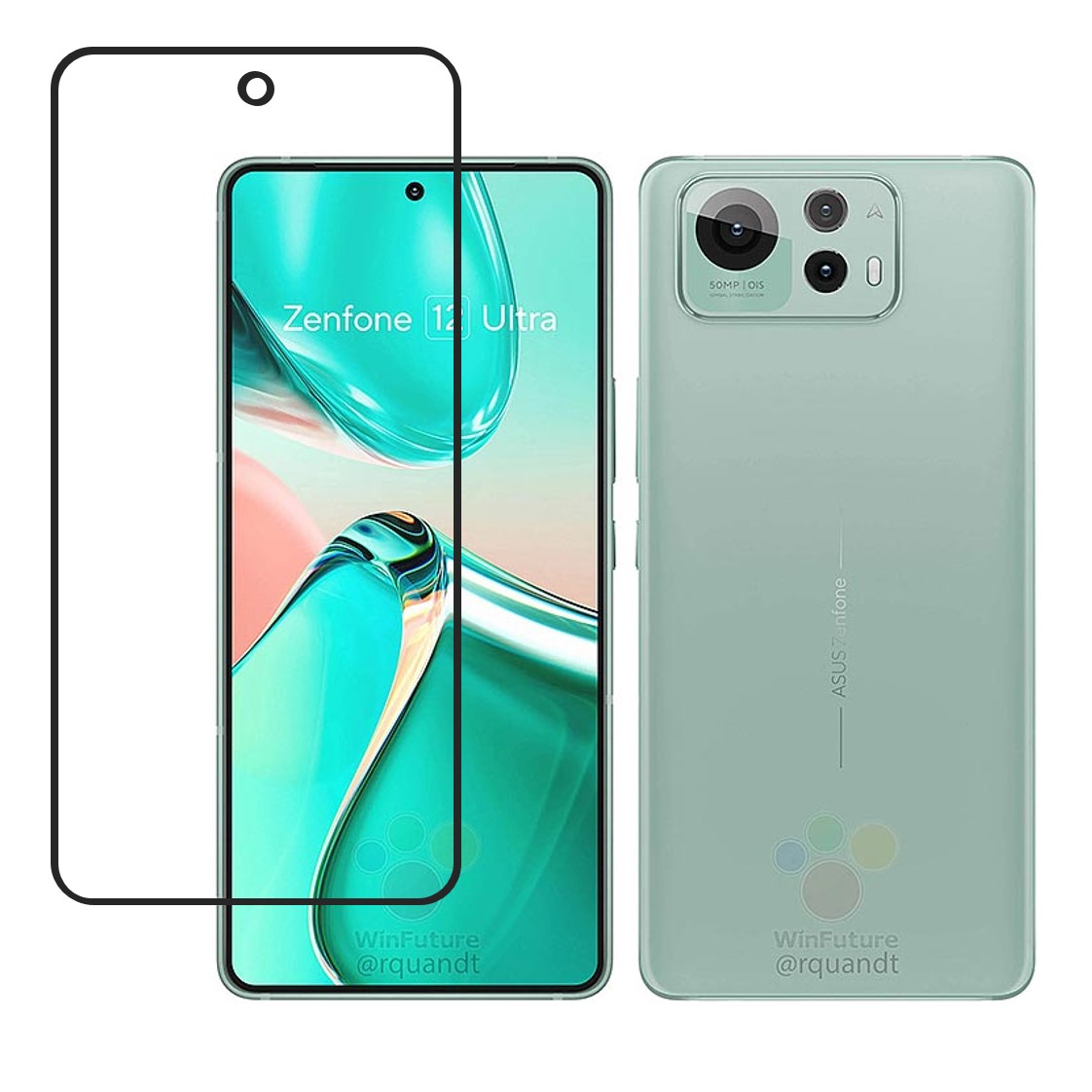 Asus Zenfone 12 Ultra Compatible With Mobile Front Screen Protector  (Flexible Screen Protector)