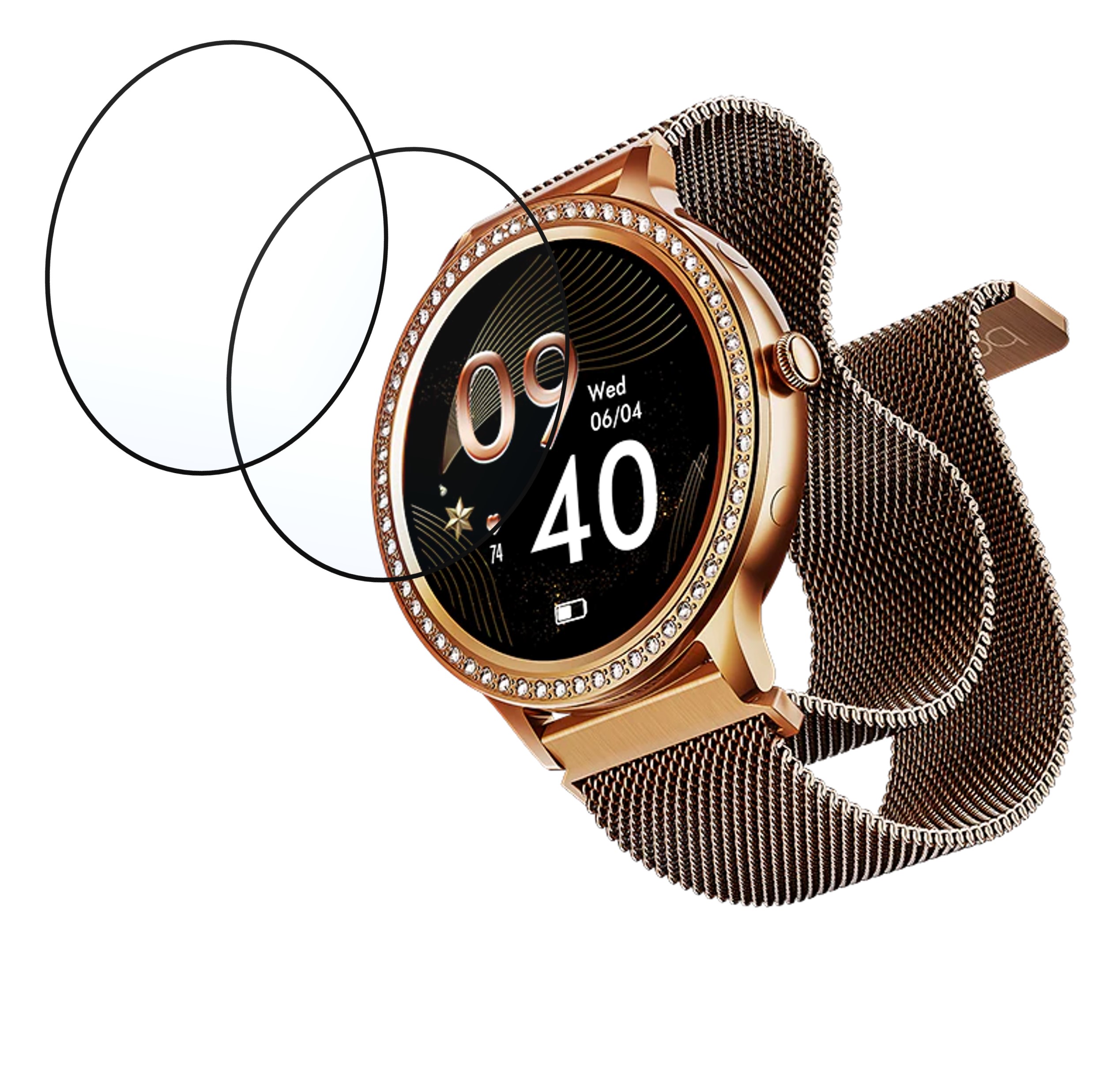 boAt Enigma R32 Smartwatch Screen Protector 9H Protective Compatible Flexible