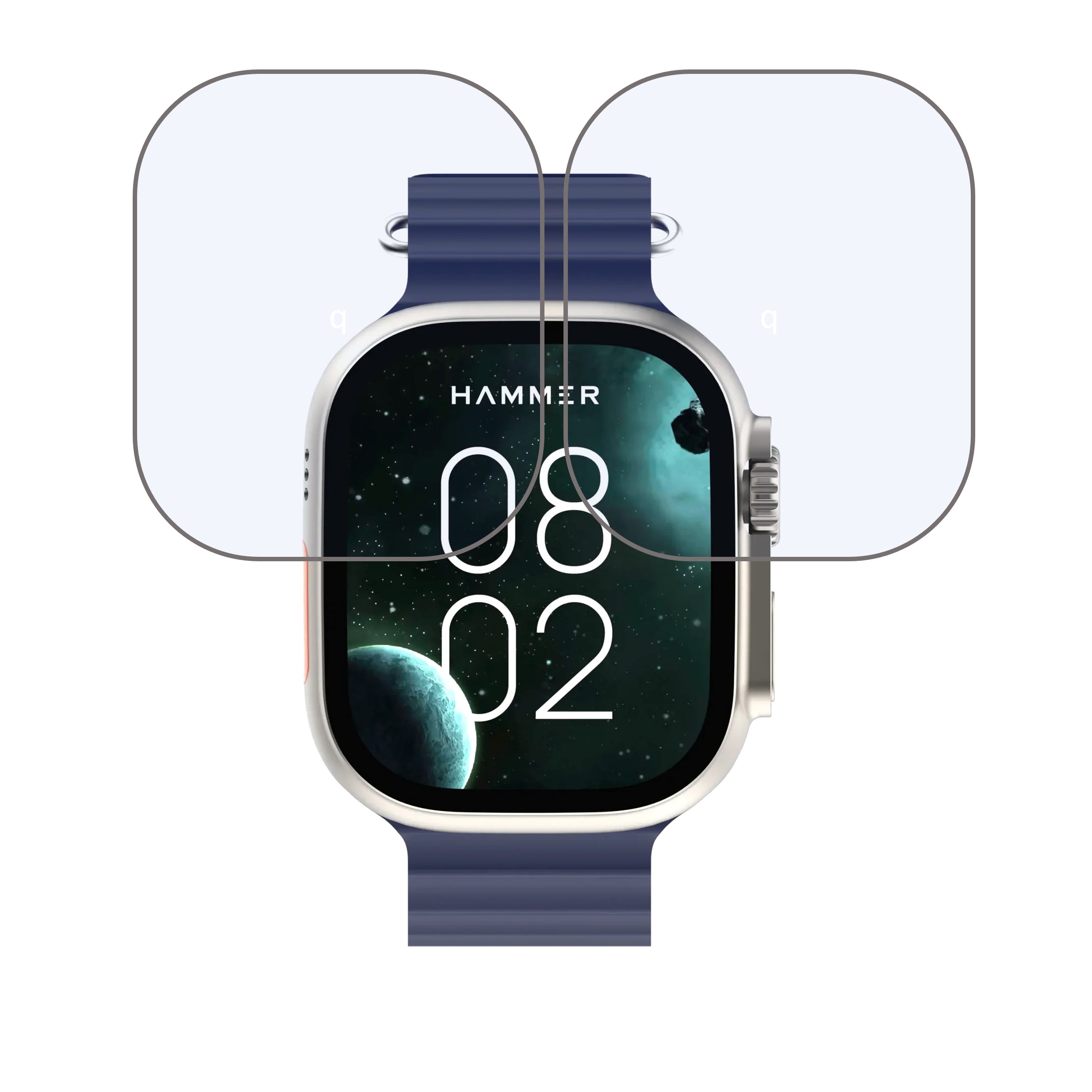 Hammer Active 2  Smartwatch Screen Protector 9H Protective Compatible Flexible