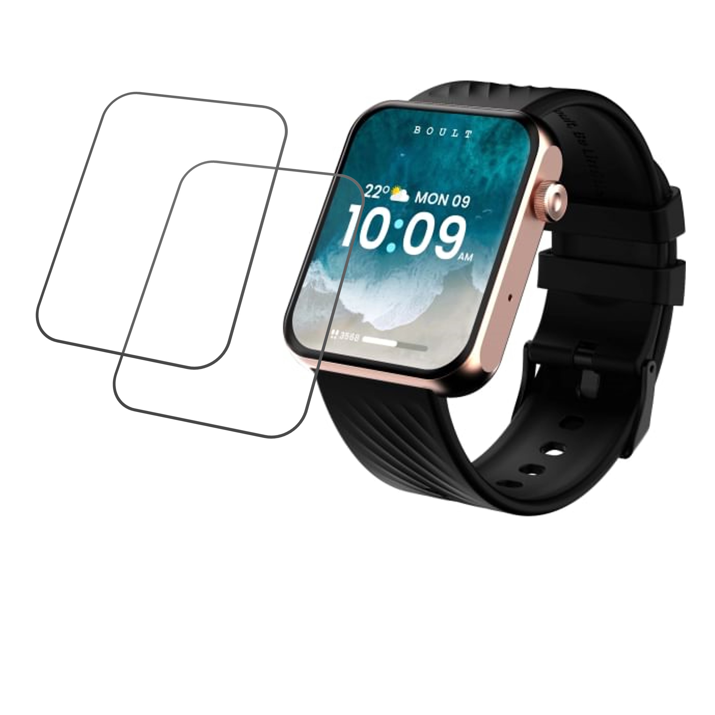 Boult Drift Pro Smartwatch Screen Protector 9H Protective Compatible Flexible