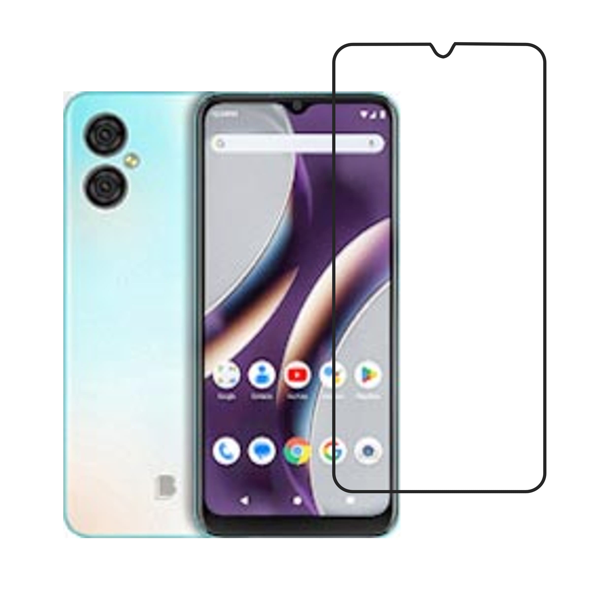 BLU G53 Compatible With Mobile Front Screen Protector  (Flexible Screen Protector)