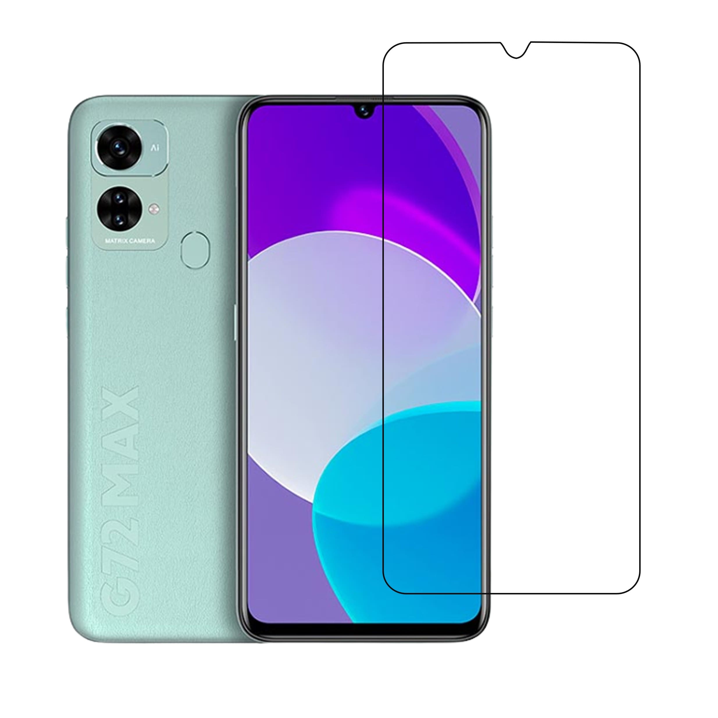 BLU G72 Max Compatible With Mobile Front Screen Protector  (Flexible Screen Protector)