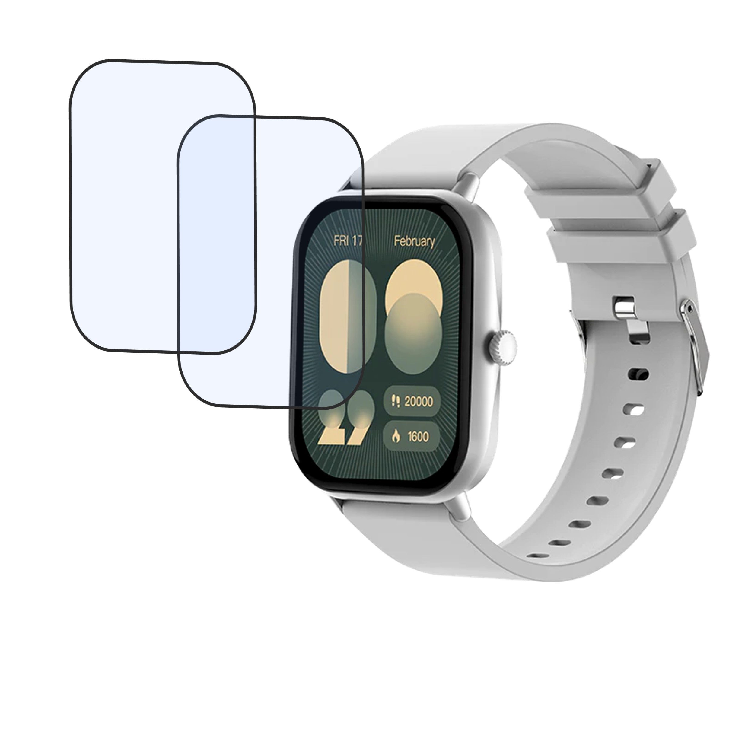 Fire Boltt Ninja Call Pro Max Smartwatch Screen Protector 9H Protective Compatible Flexible