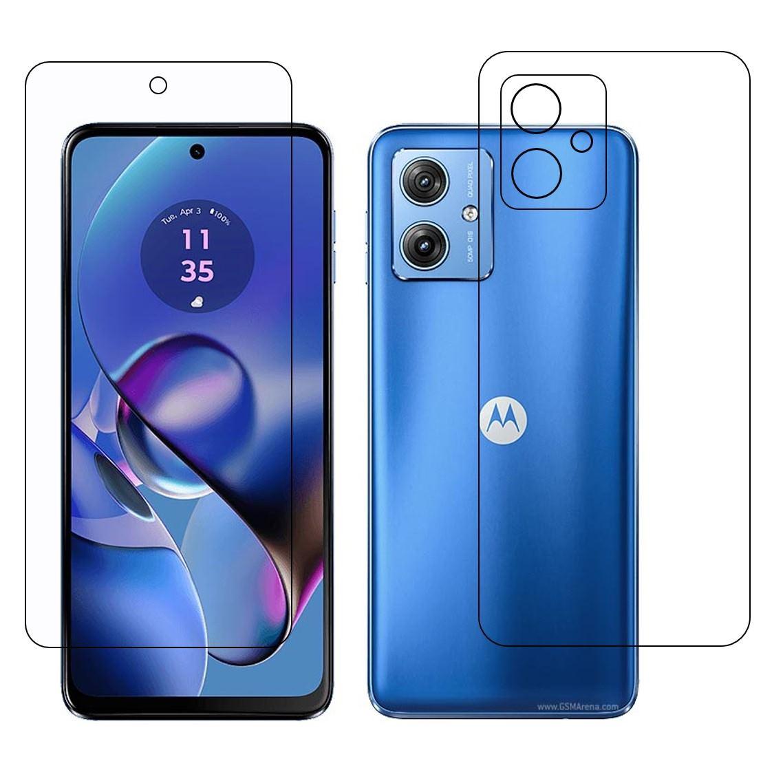 Motorola Moto G64 (Front & Back) 9H Protective Compatible Flexible Unbreakable Mobile Screen Protector