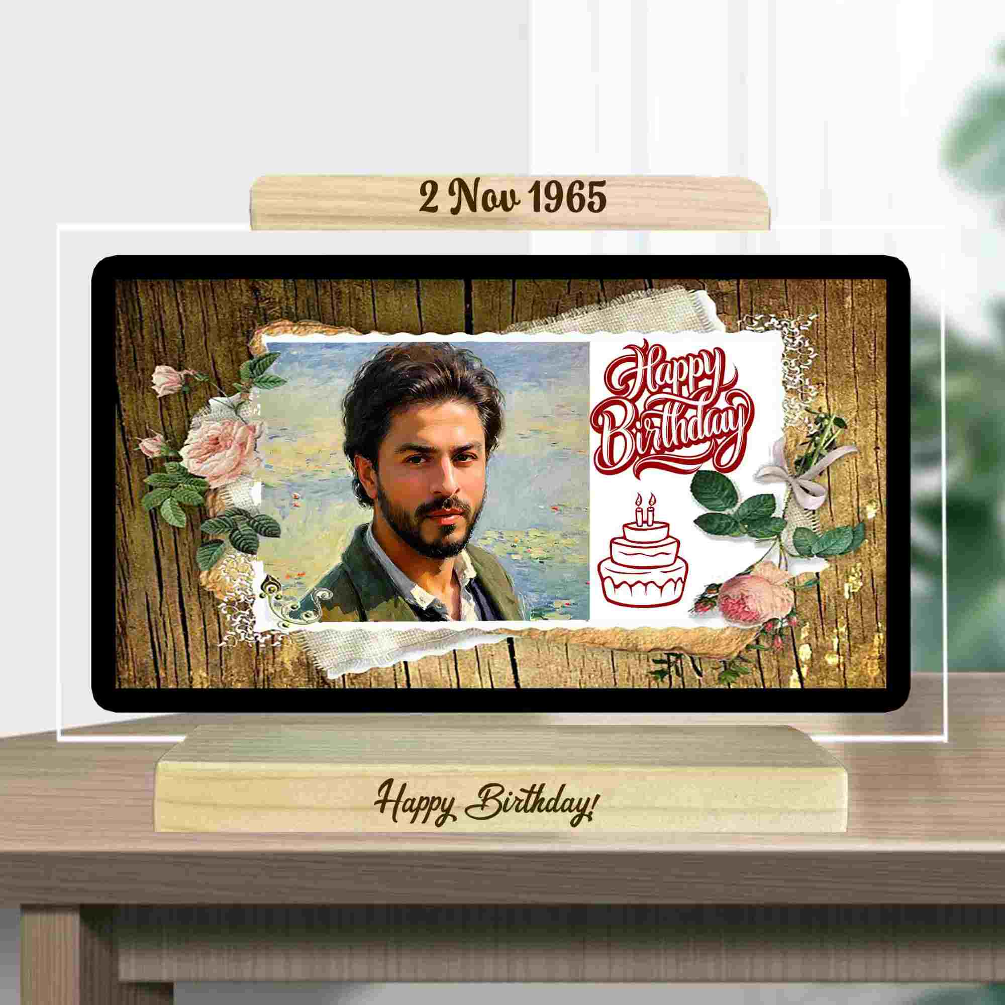Minimalist Acrylic Photo Frame for Effortless Elegance Birthday Gift