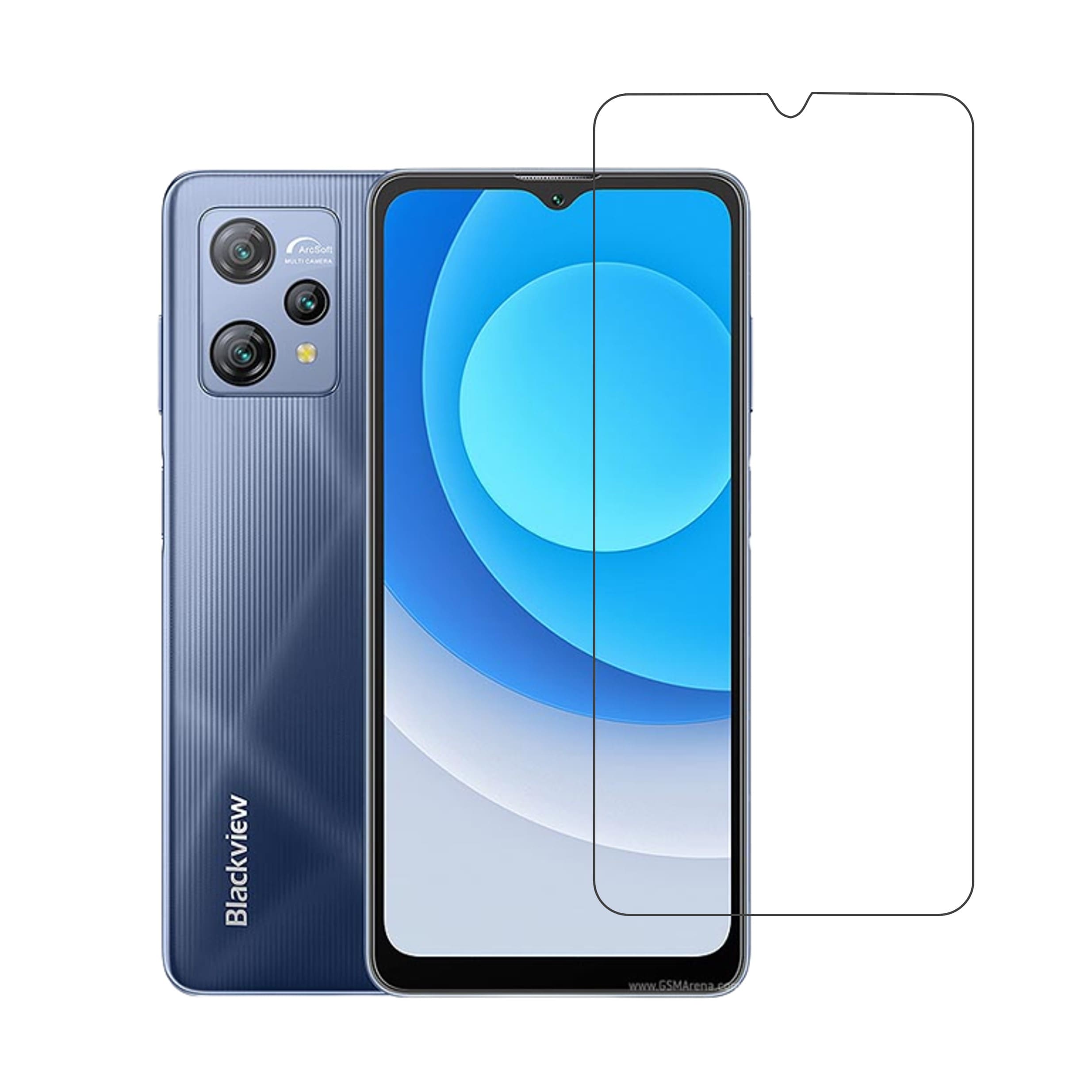 Blackview A53 Pro Compatible With Mobile Front Screen Protector  (Flexible Screen Protector)